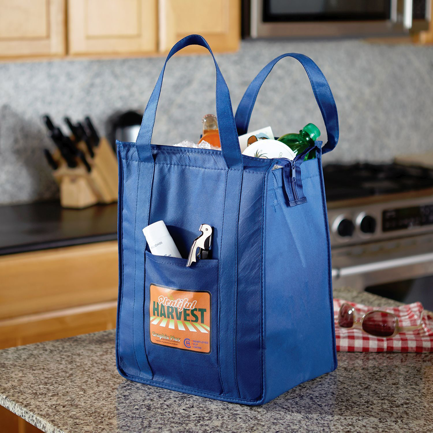 Picture of Insulated Polytex Tote W/Zipper