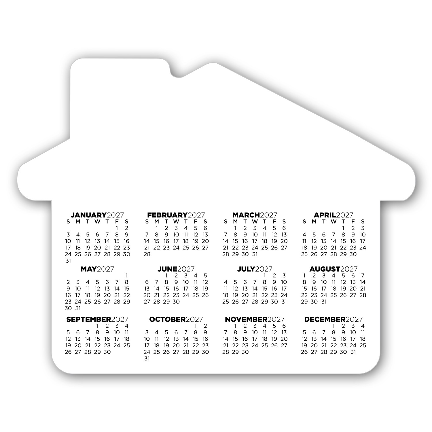 Picture of Calendar House Magnet