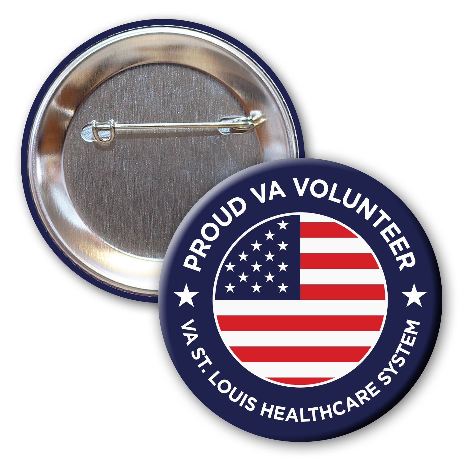Picture of 2-1/2 Diam Round Button w/Pin