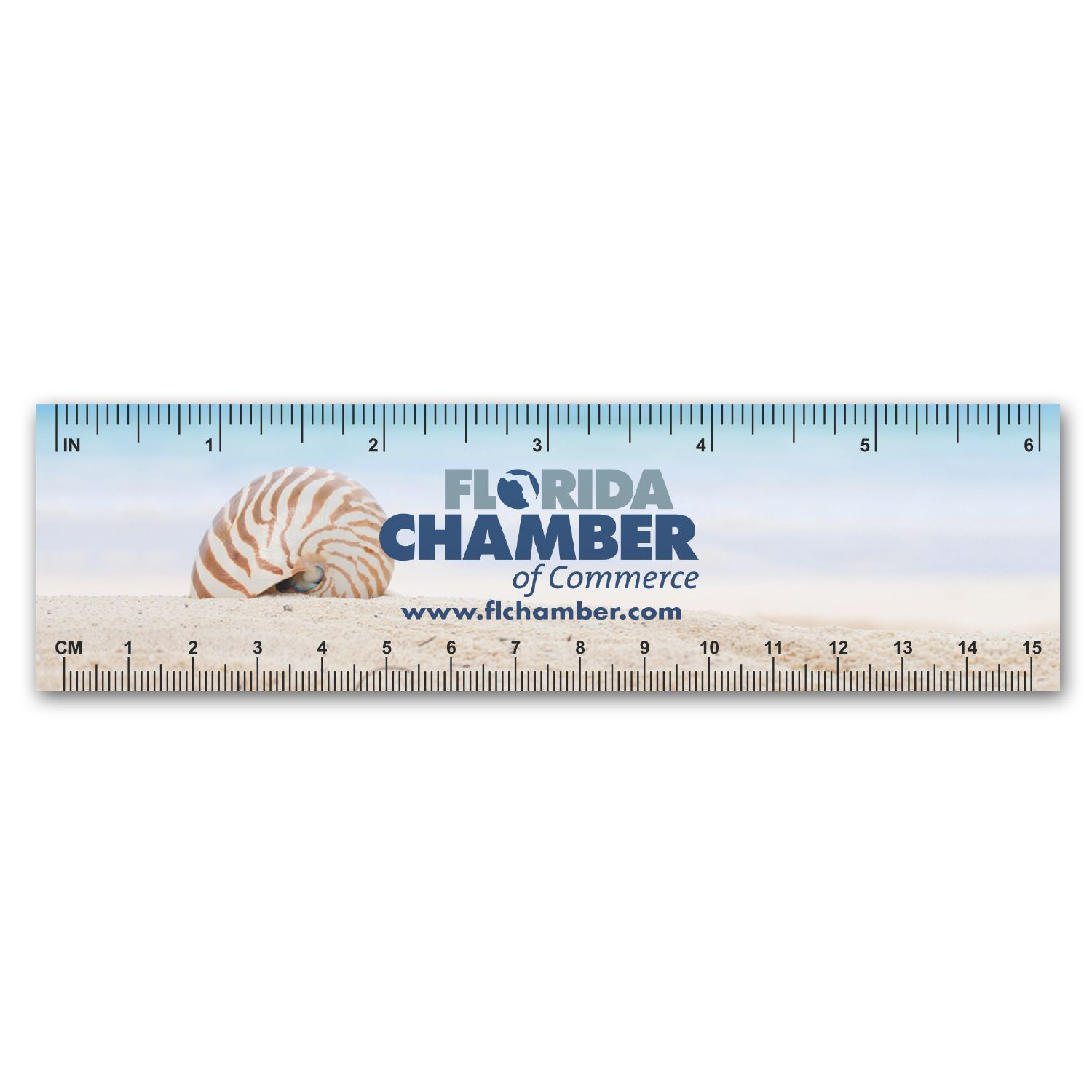 Picture of Plastic Ruler / Bookmark - 10 mil
