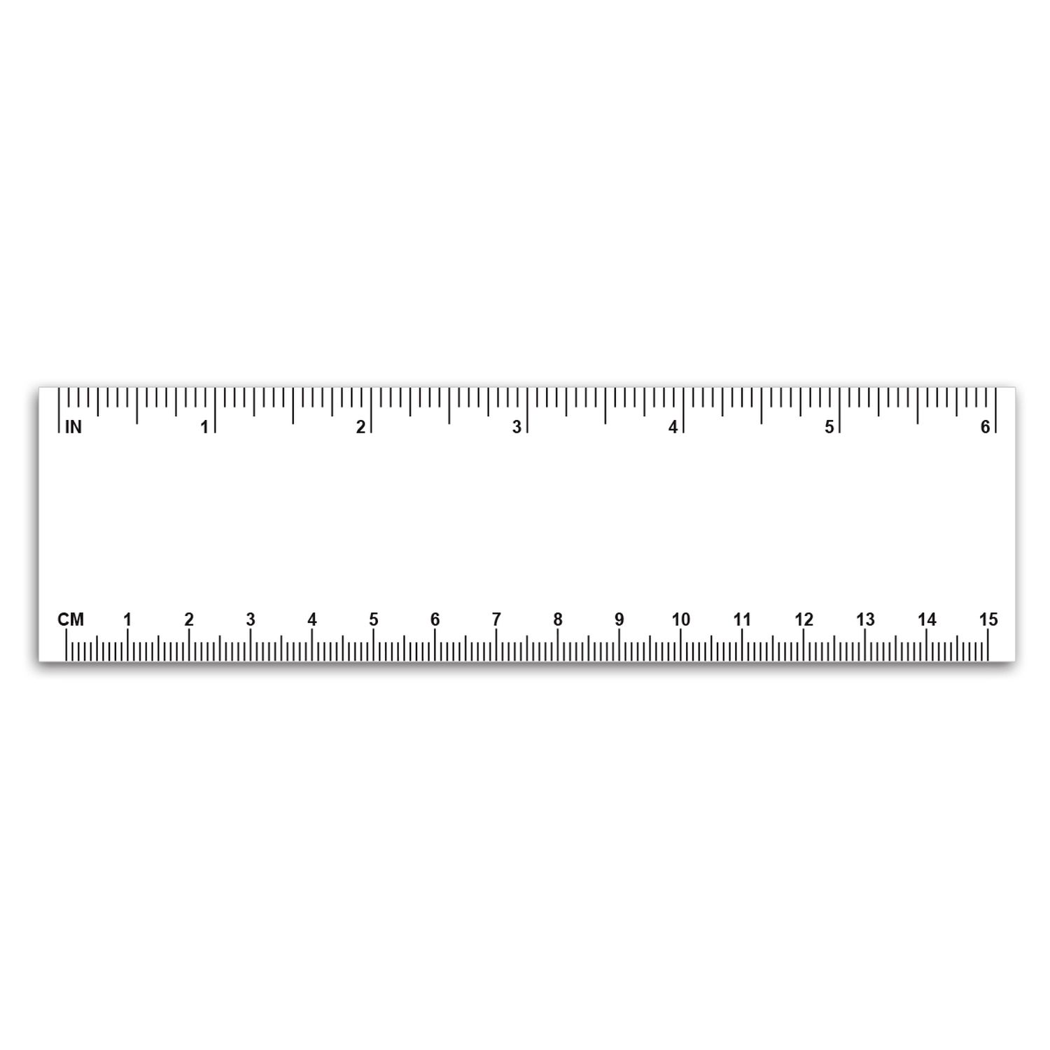 Picture of Plastic Ruler / Bookmark - 10 mil