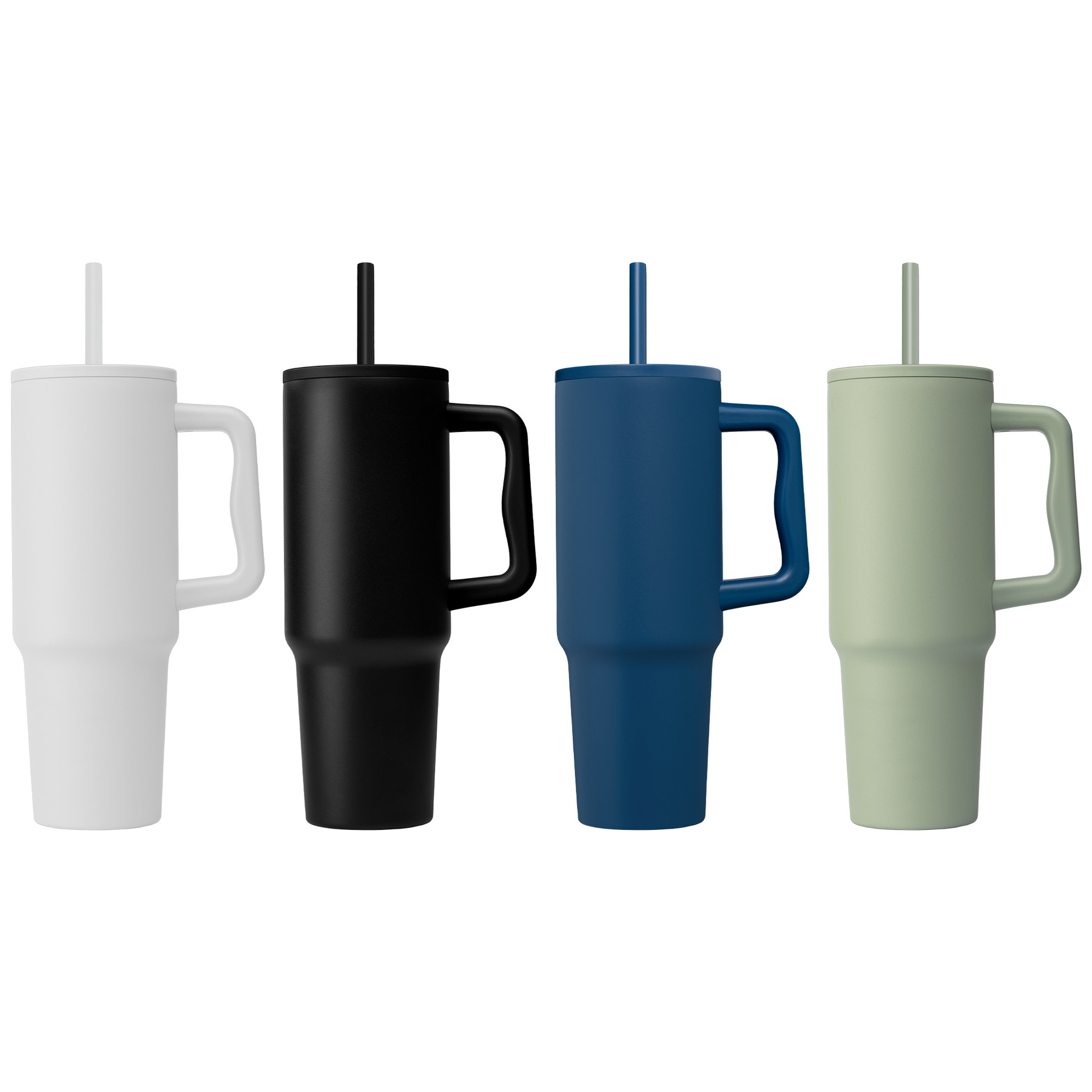 Picture of Polar Pro - 40 oz. Double-Wall Recycled Stainless Steel Tumbler with Straw