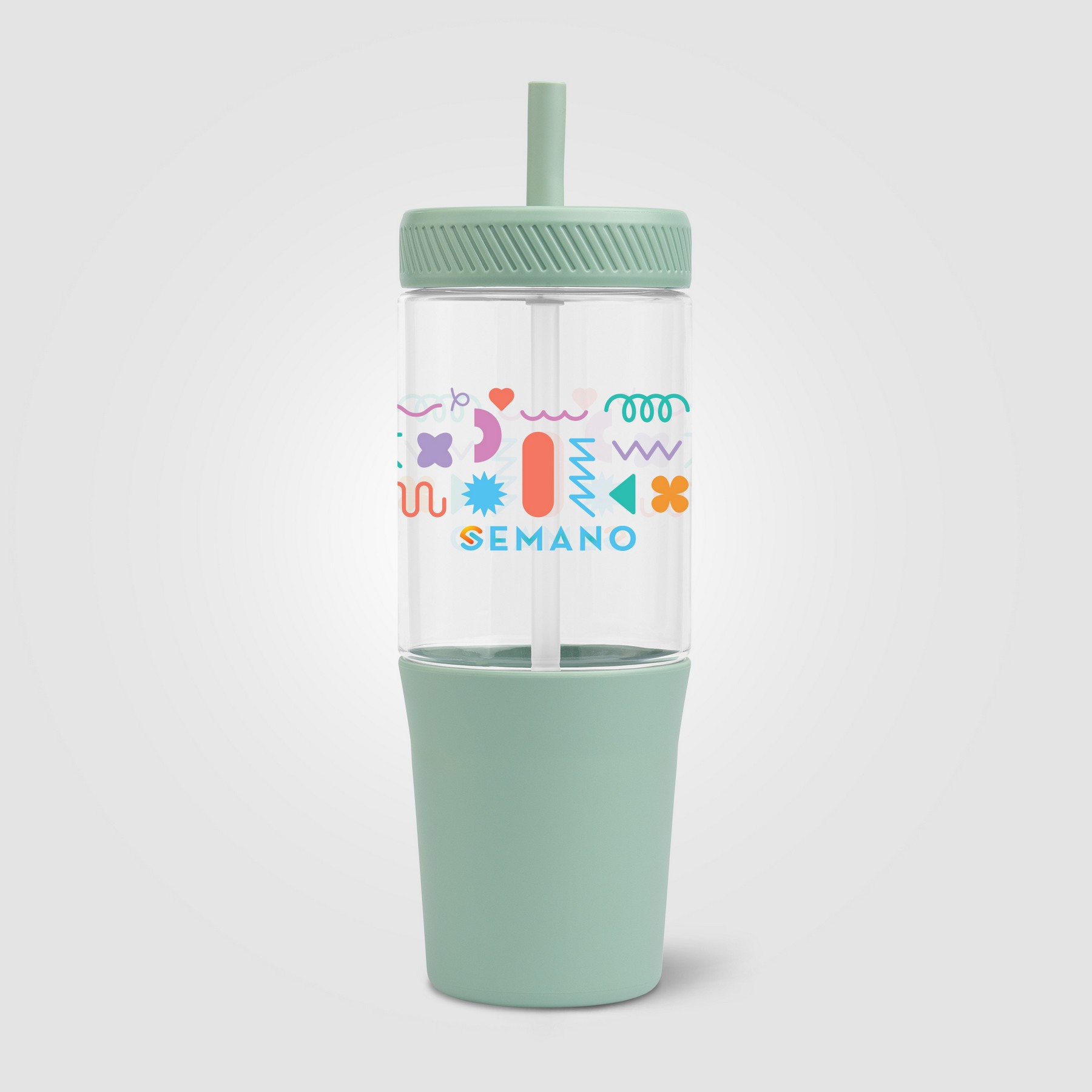Picture of Polar Recycled Plastic Dual Tone Straw Tumbler - 40 oz.
