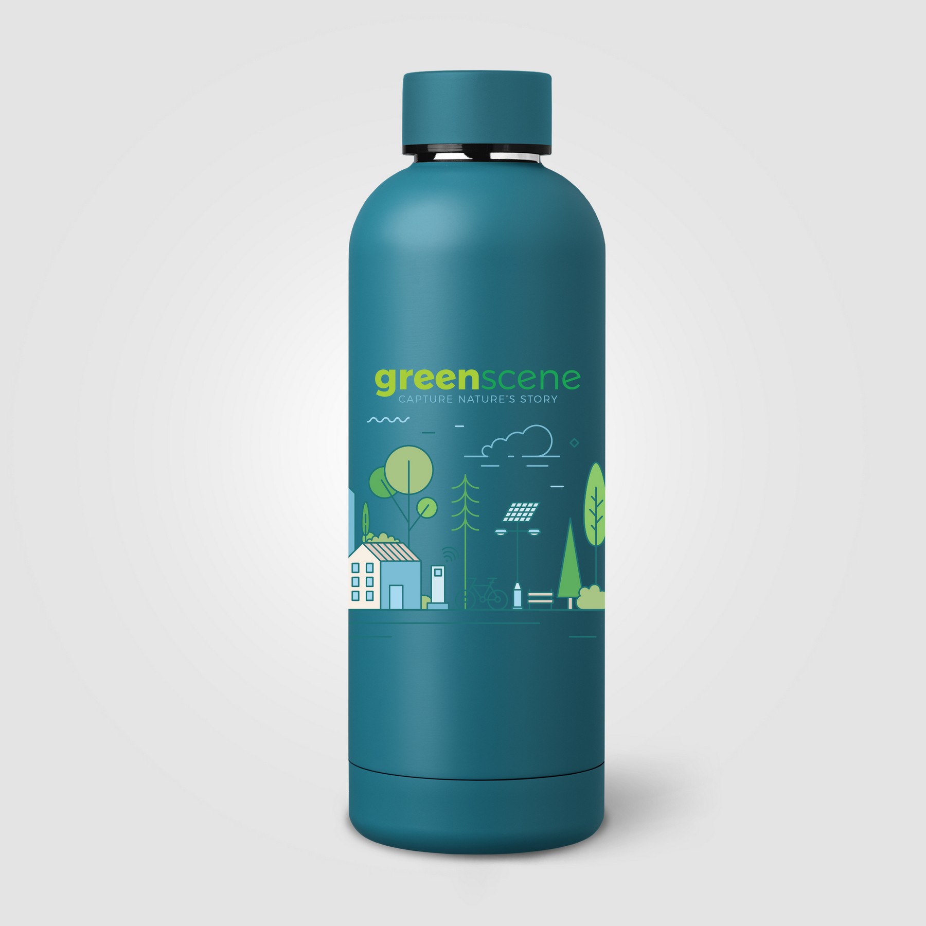 Picture of Astrid - 18 oz. Recycled Stainless Steel Double Wall Bottle