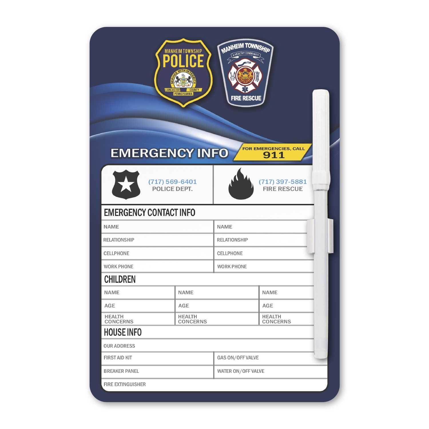 Picture of Memo Board 5-1/2 x 8-1/4 w/ Mag