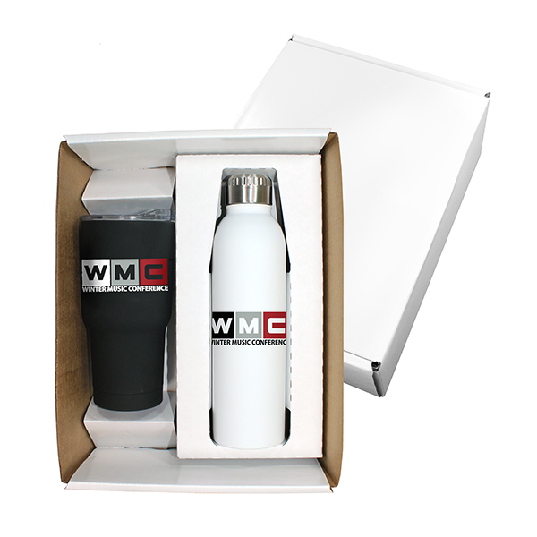 Picture of Halcyon® Tumbler & Deluxe Bottle Gift Set - Full Color Digital