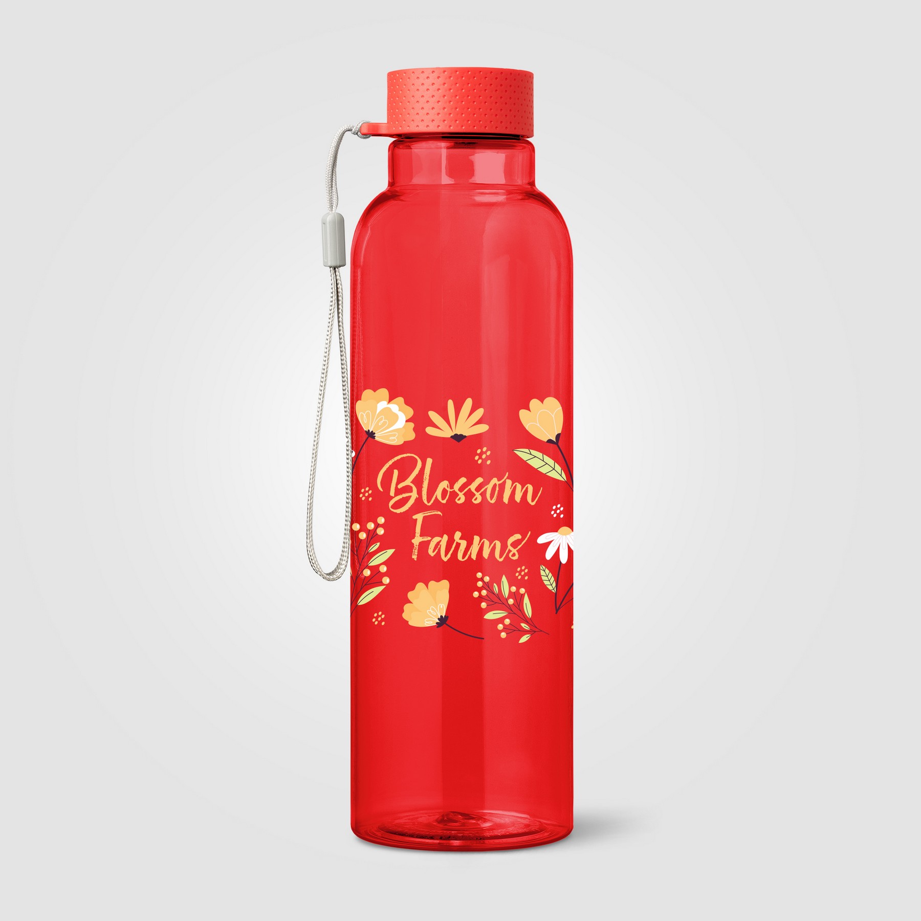 Picture of Aura rPET Wrist Strap Bottle - 24 oz.