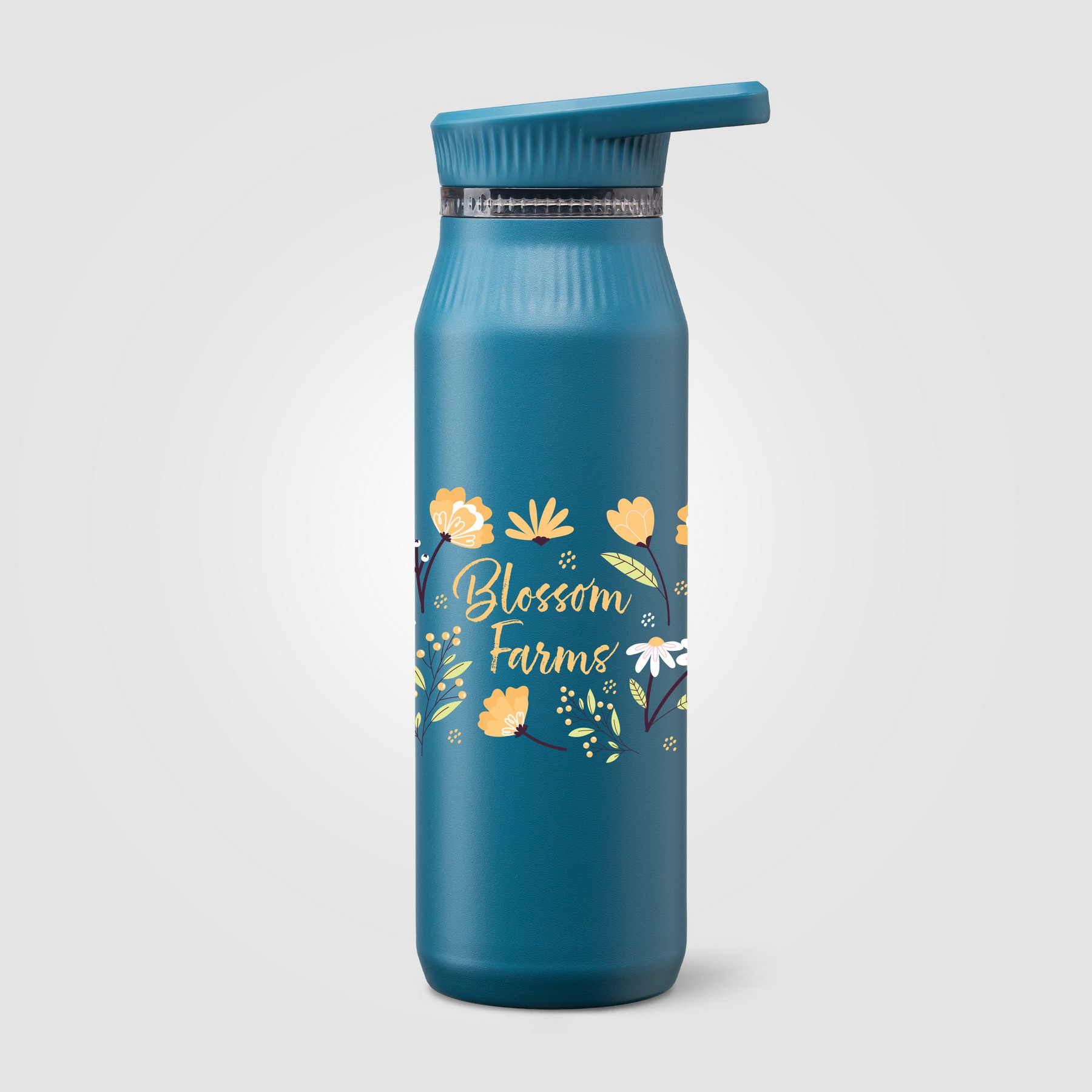 Picture of Majesty Stainless Steel Dual-Lid Handle Bottle - 25 oz.