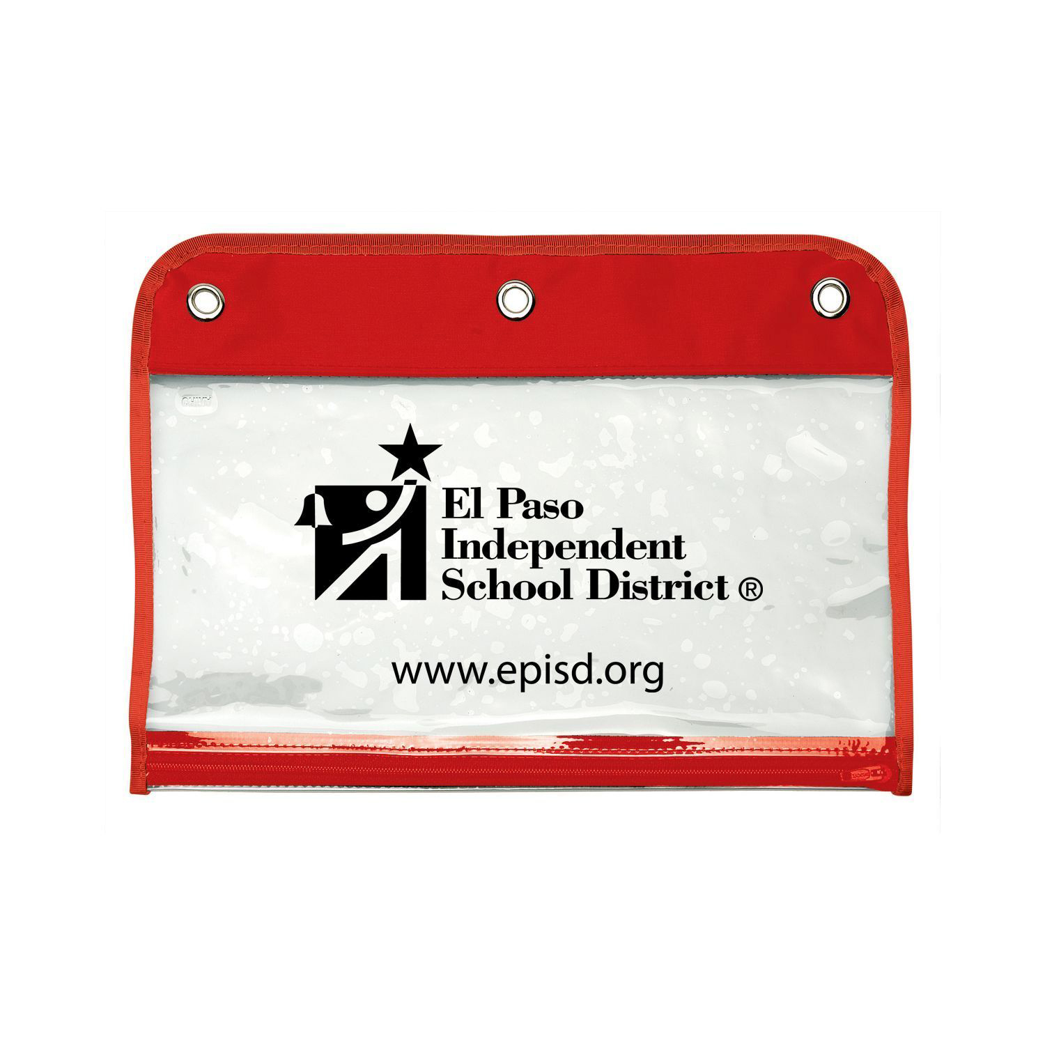 Picture of Zippered Portfolio Pouch W/Three Holes