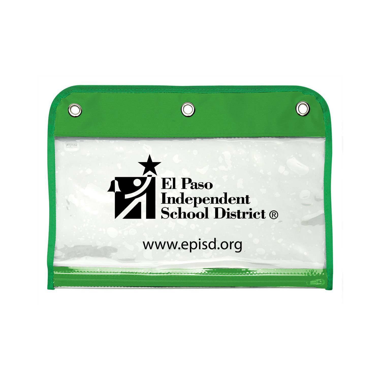 Picture of Zippered Portfolio Pouch W/Three Holes