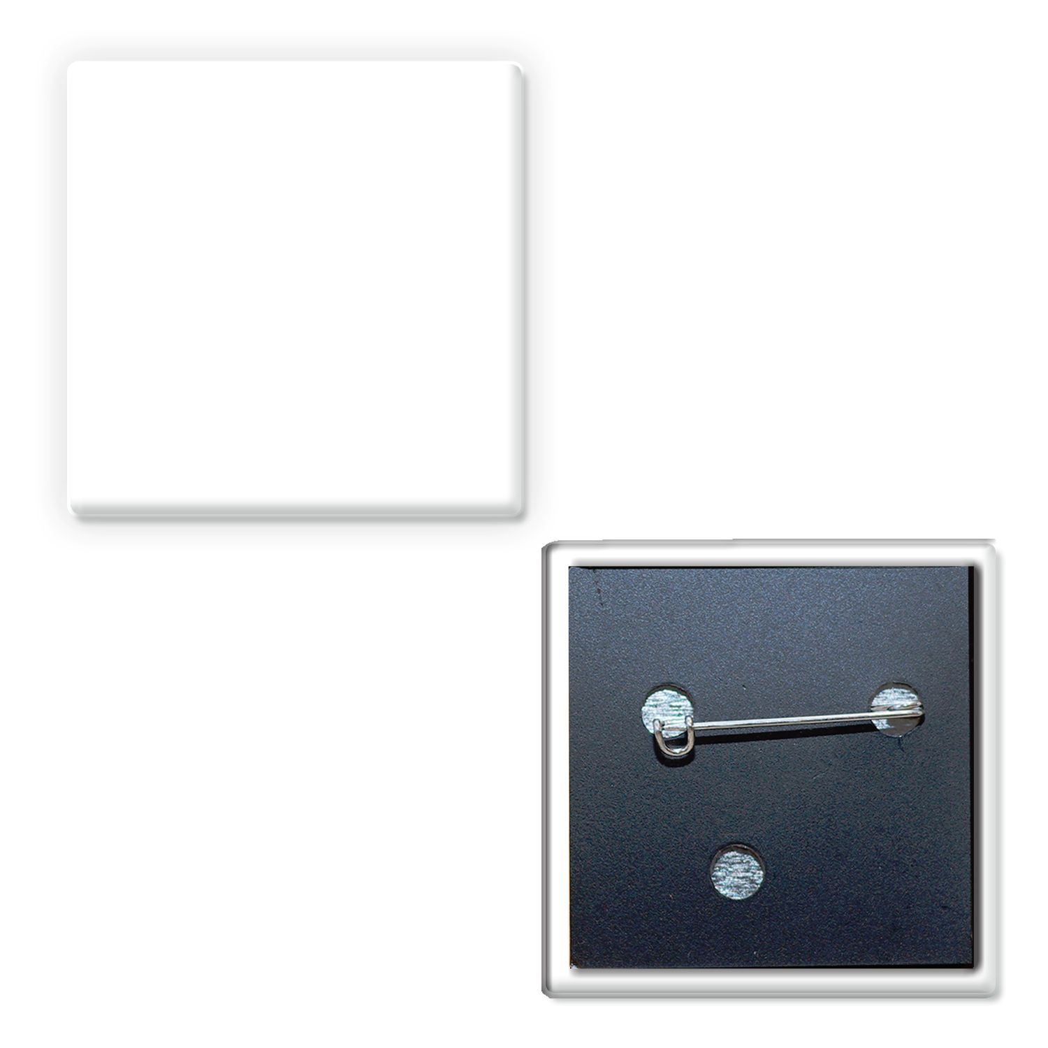 Picture of Square Button w/ Pin
