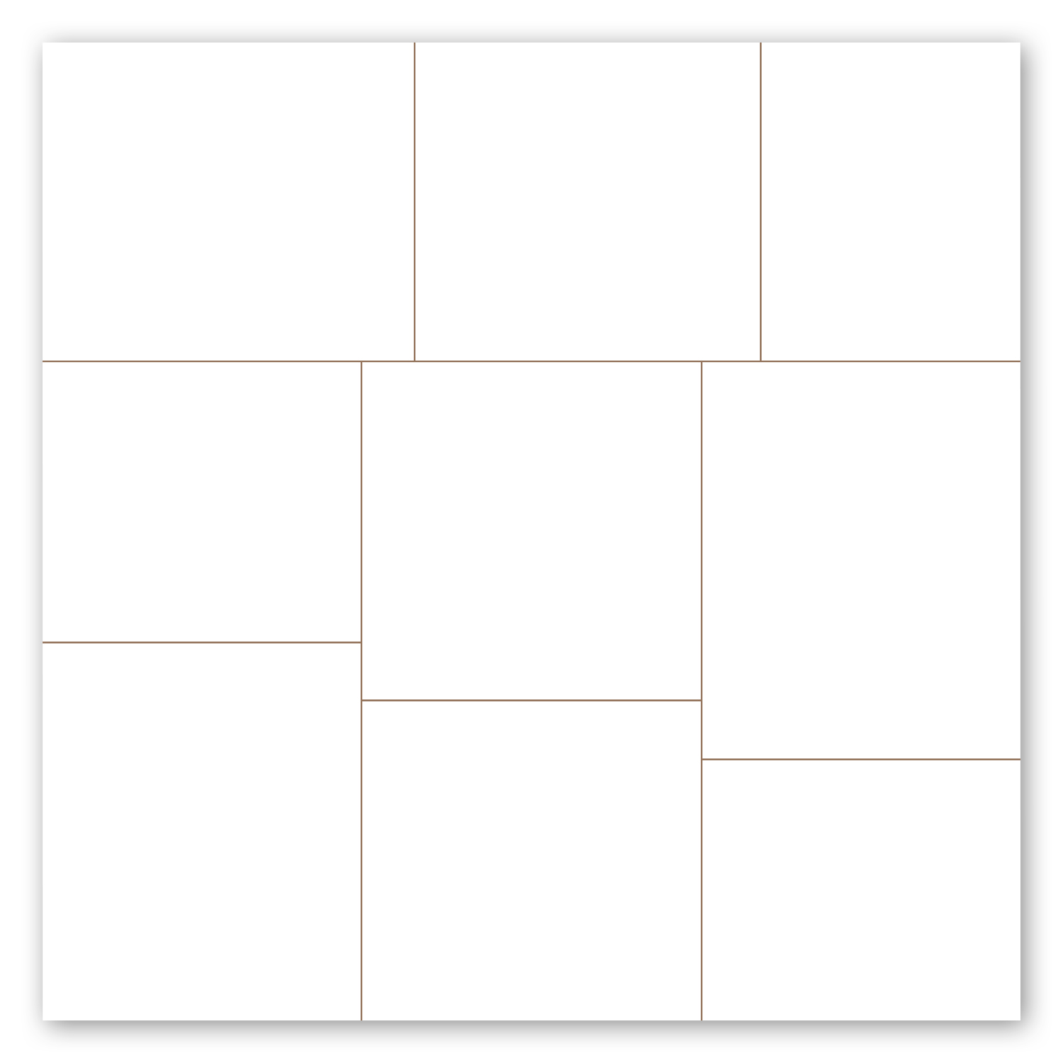 Picture of Square Magnet w/ 8 Message Magnets