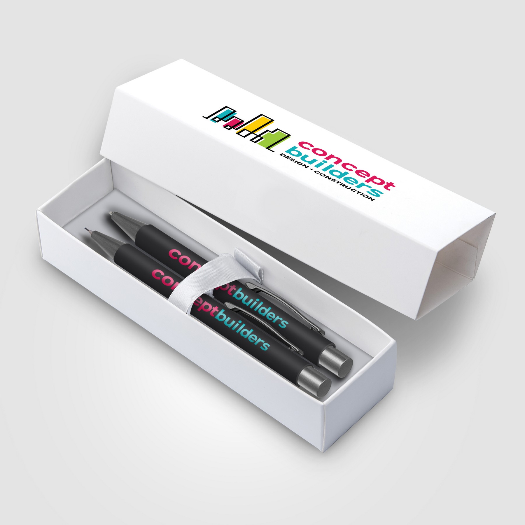 Picture of Bowie Pen & Pencil Gift Set with ColorJet Box