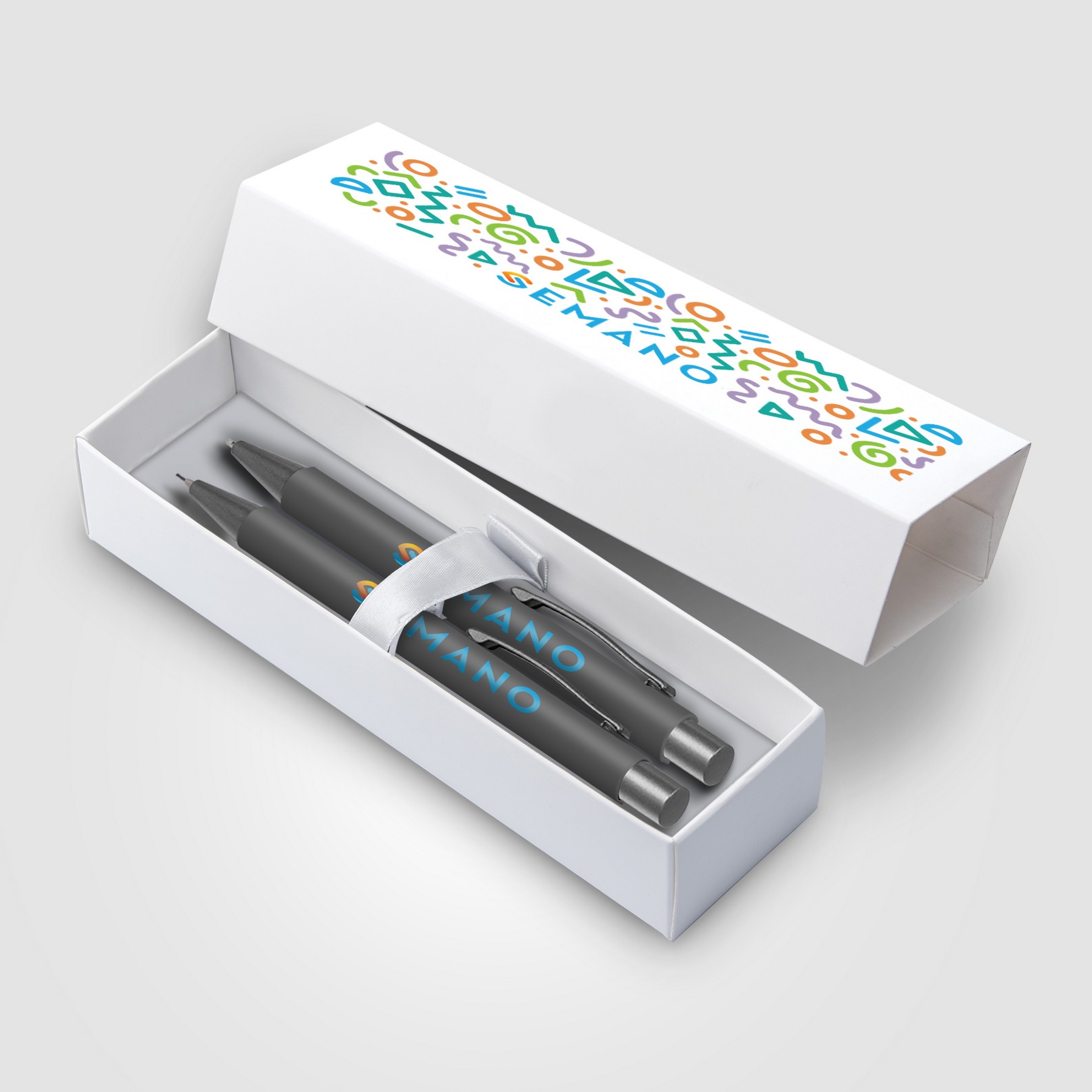 Picture of Bowie Pen & Pencil Gift Set with ColorJet Box