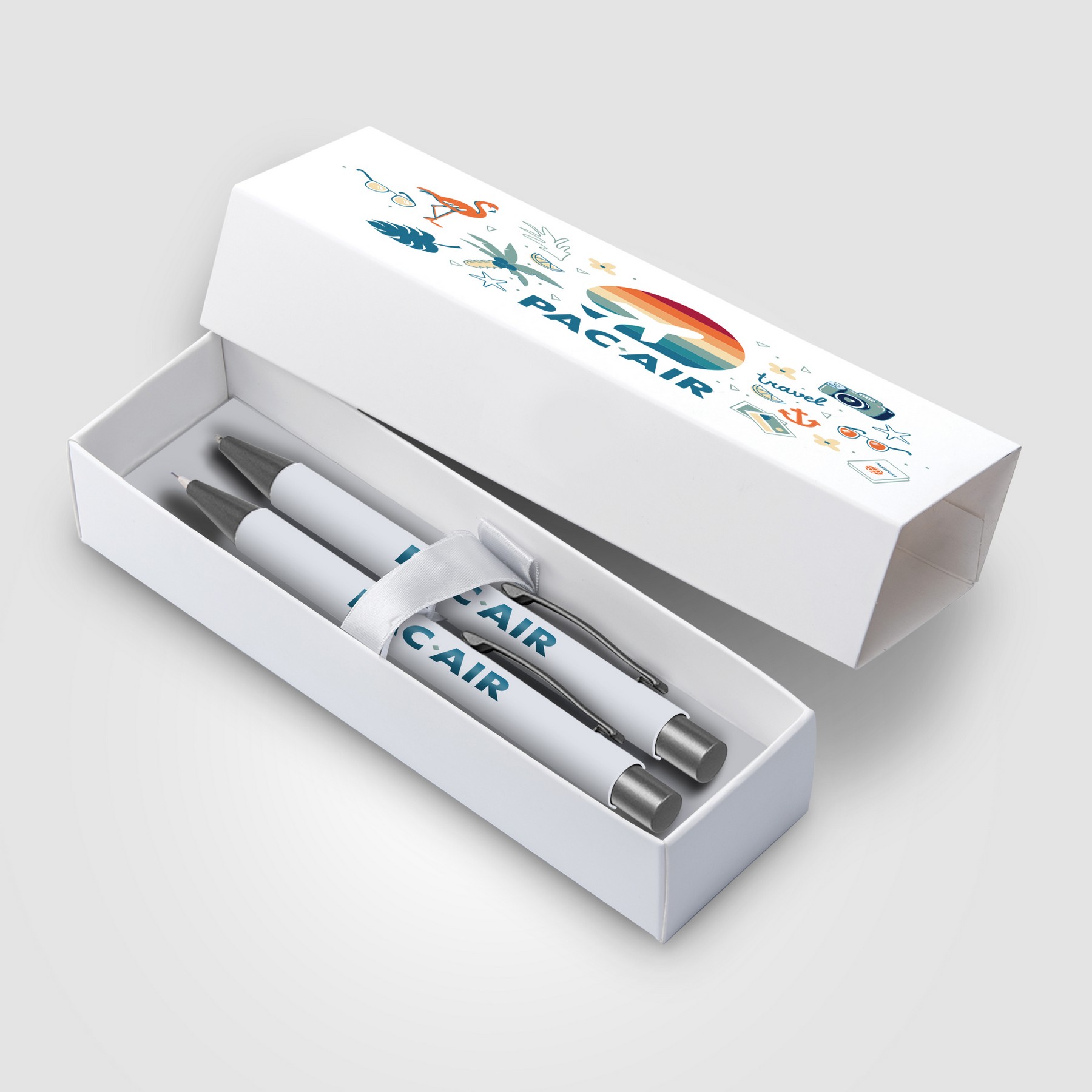 Picture of Bowie Pen & Pencil Gift Set with ColorJet Box