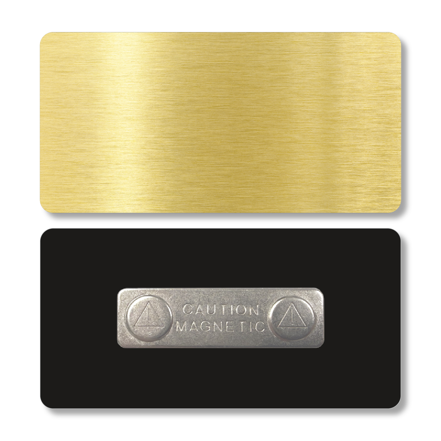 Picture of 1.5 x 3 Name Badge - Magnet Back