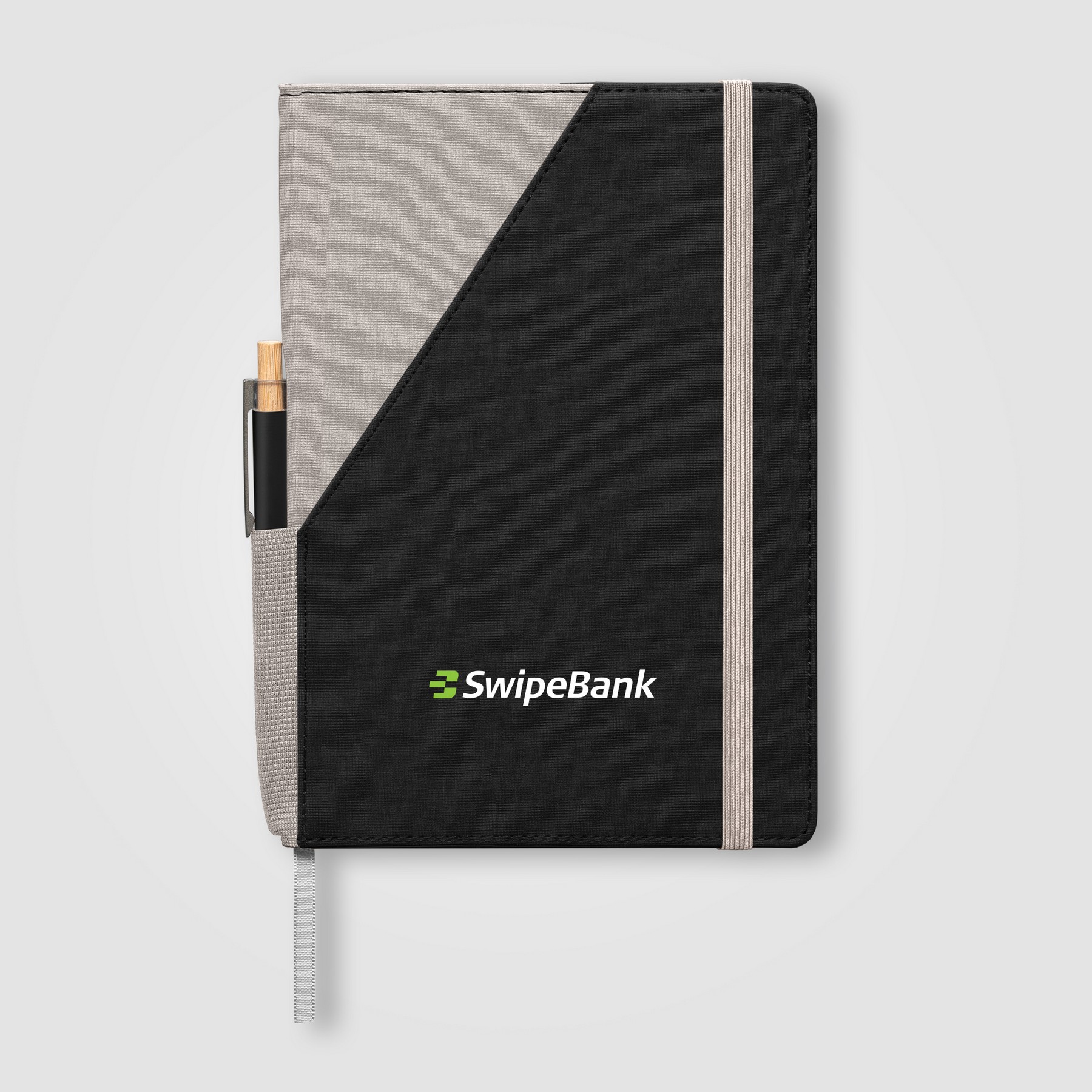 Picture of Xanadu Recycled PU Two-Tone Refillable Pen Set Notebook - A5