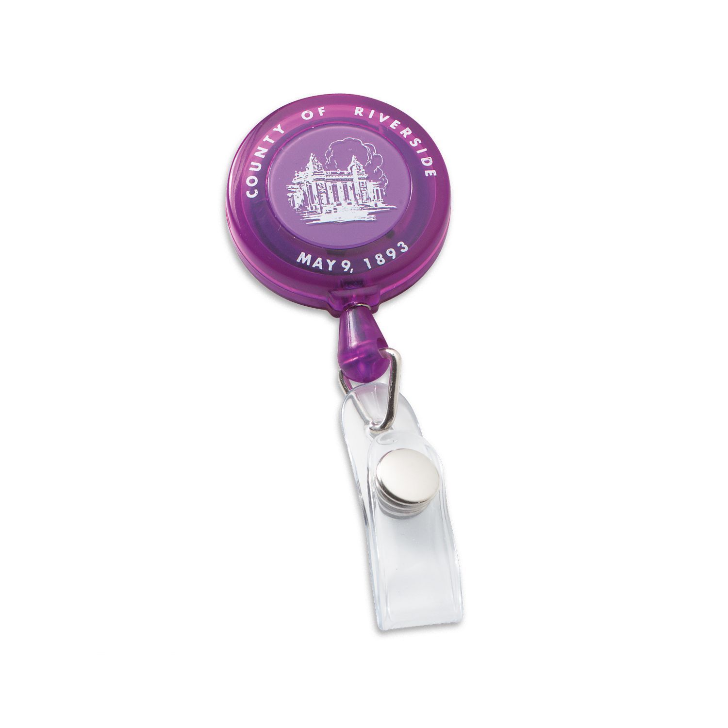 Picture of Economy Round Retractable Badge Holder