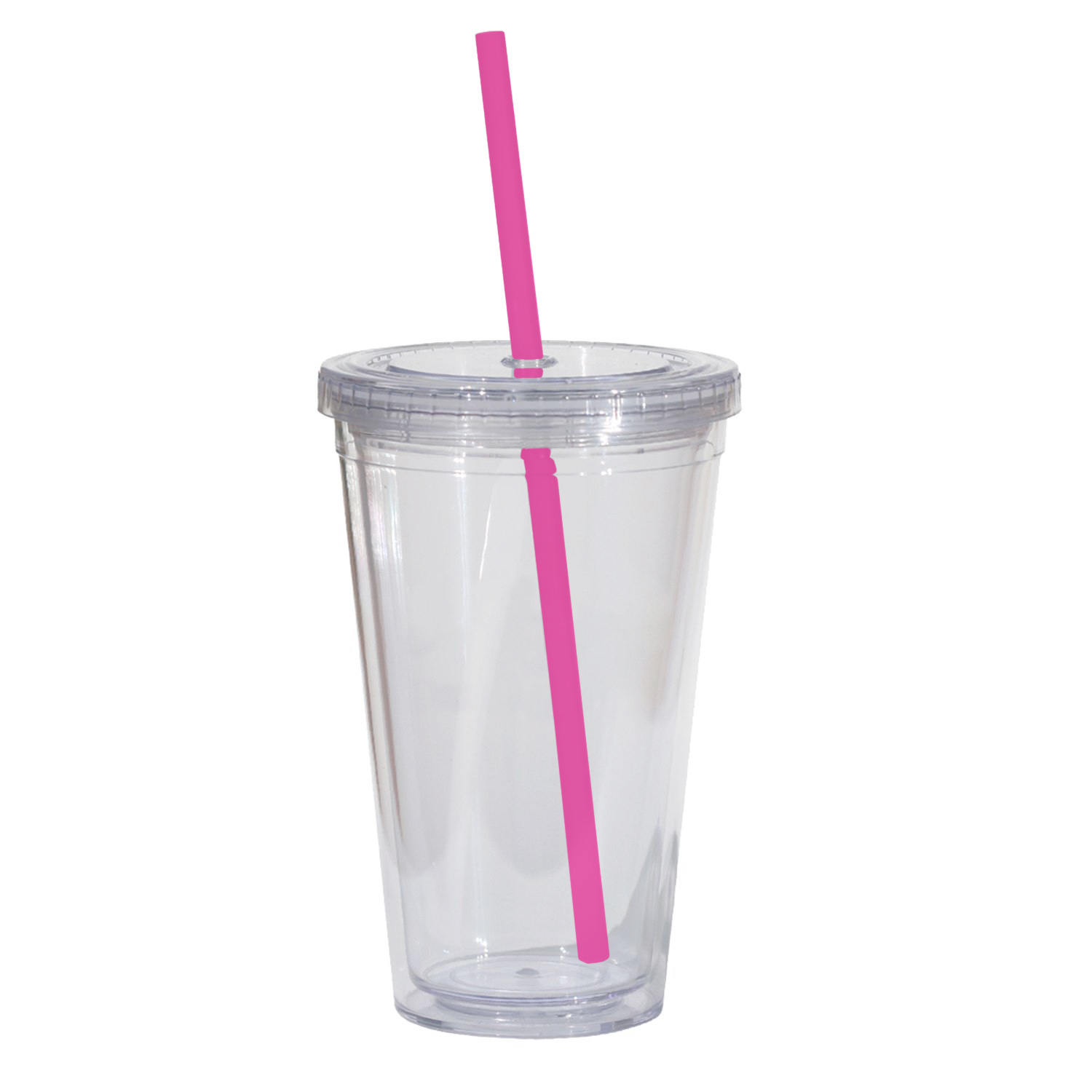 Picture of Double Wall 16 Oz Tumbler - Clear