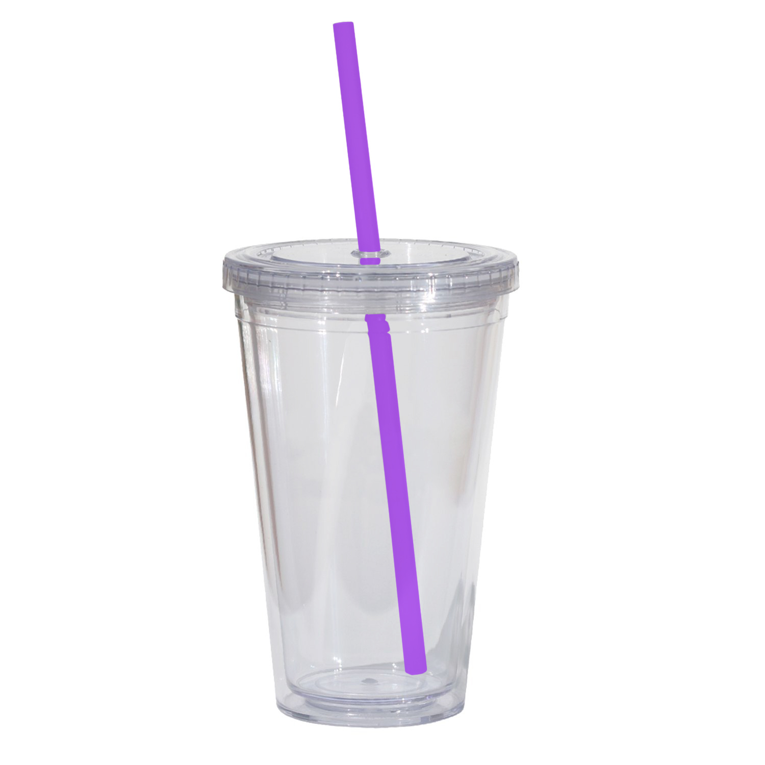 Picture of Double Wall 16 Oz Tumbler - Clear