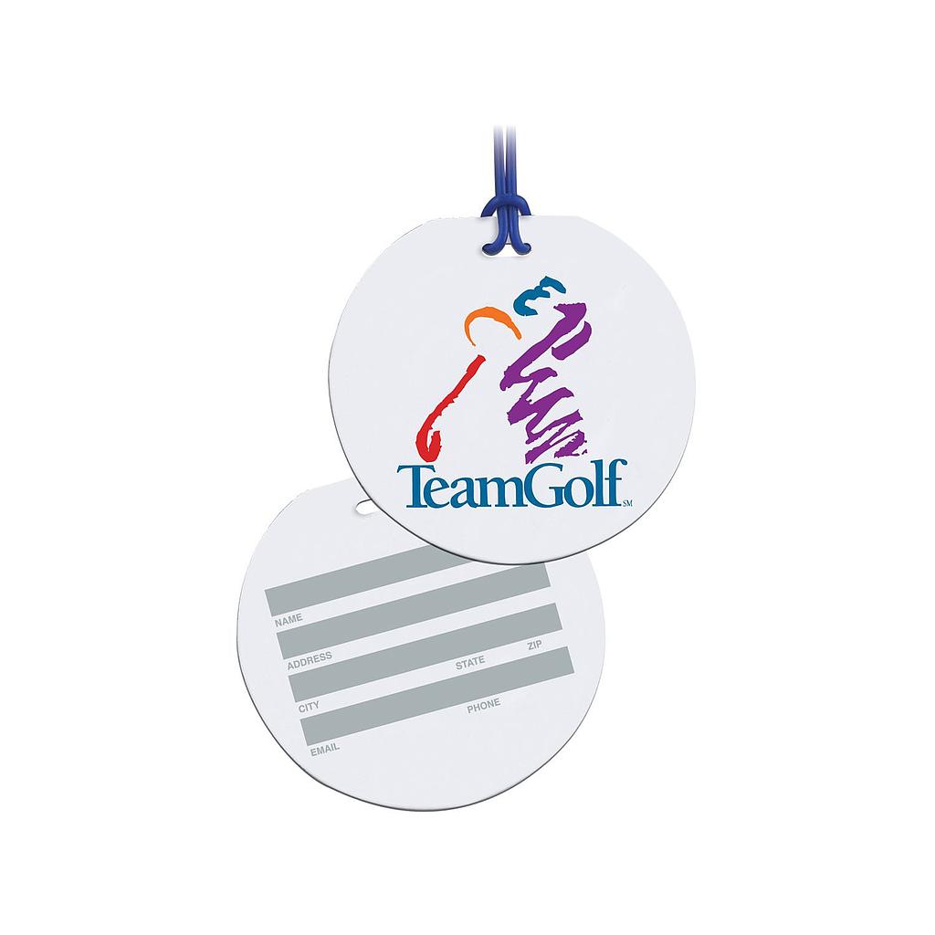 Picture of Round Write On Surface Tag - Full Color