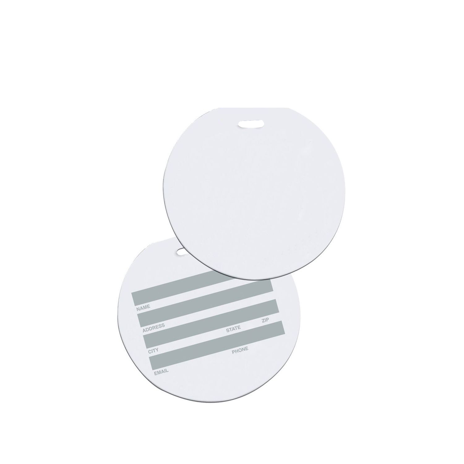 Picture of Round Write On Surface Tag - Full Color