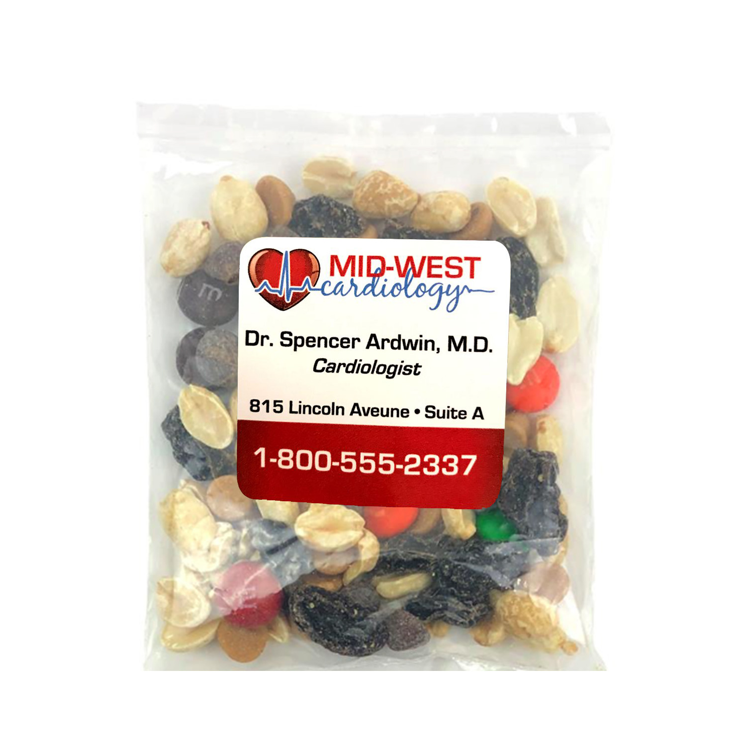 Picture of Small Snack Bag with Label Standard Fill