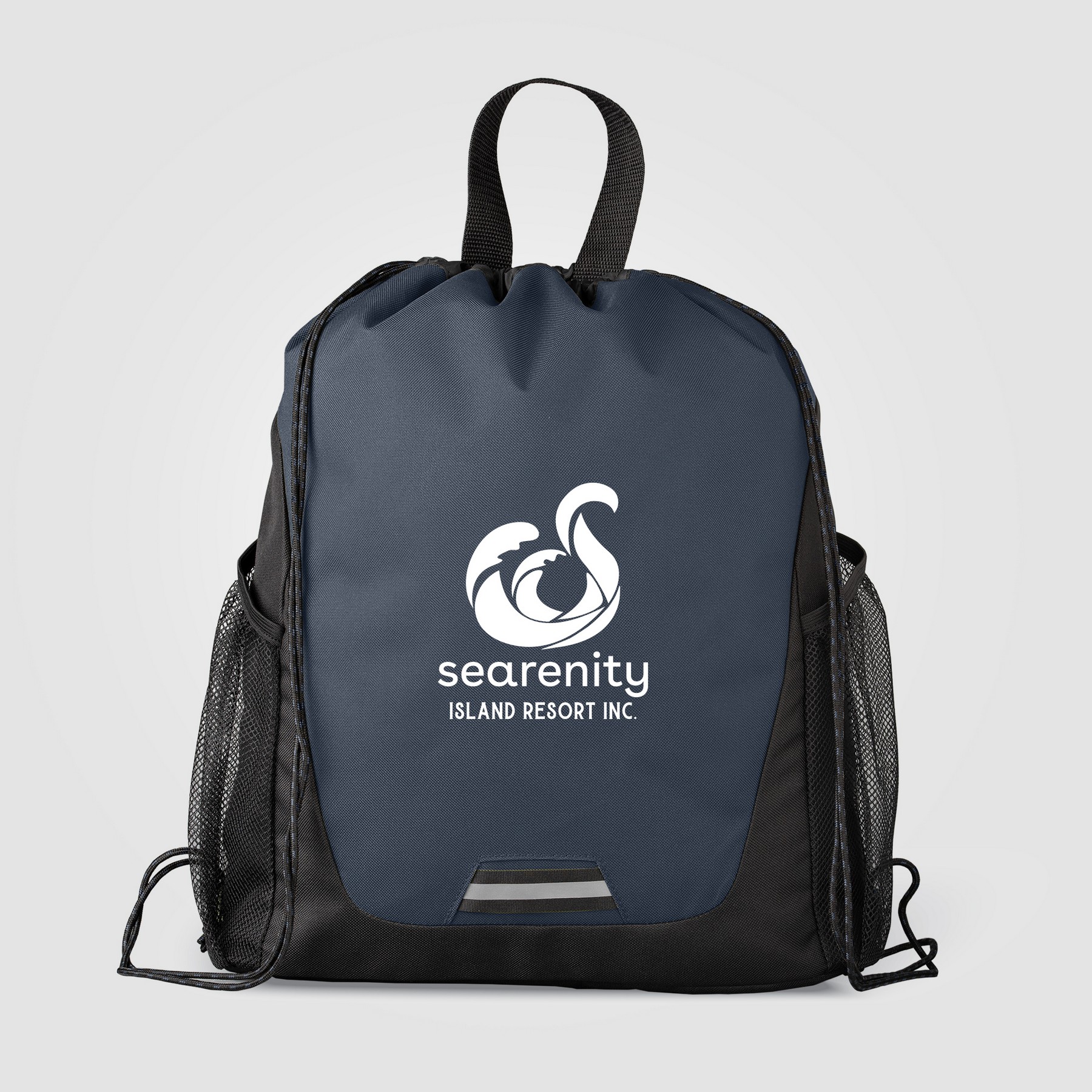 Picture of Jotun Recycled Polyester Pocketed Drawstring Bag - 2.6 gal