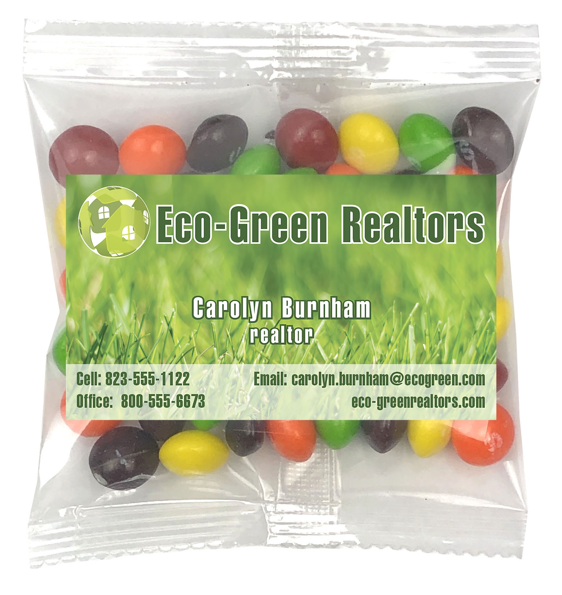 Picture of Small Snack Bag with Rectangle Magnet Standard Fill