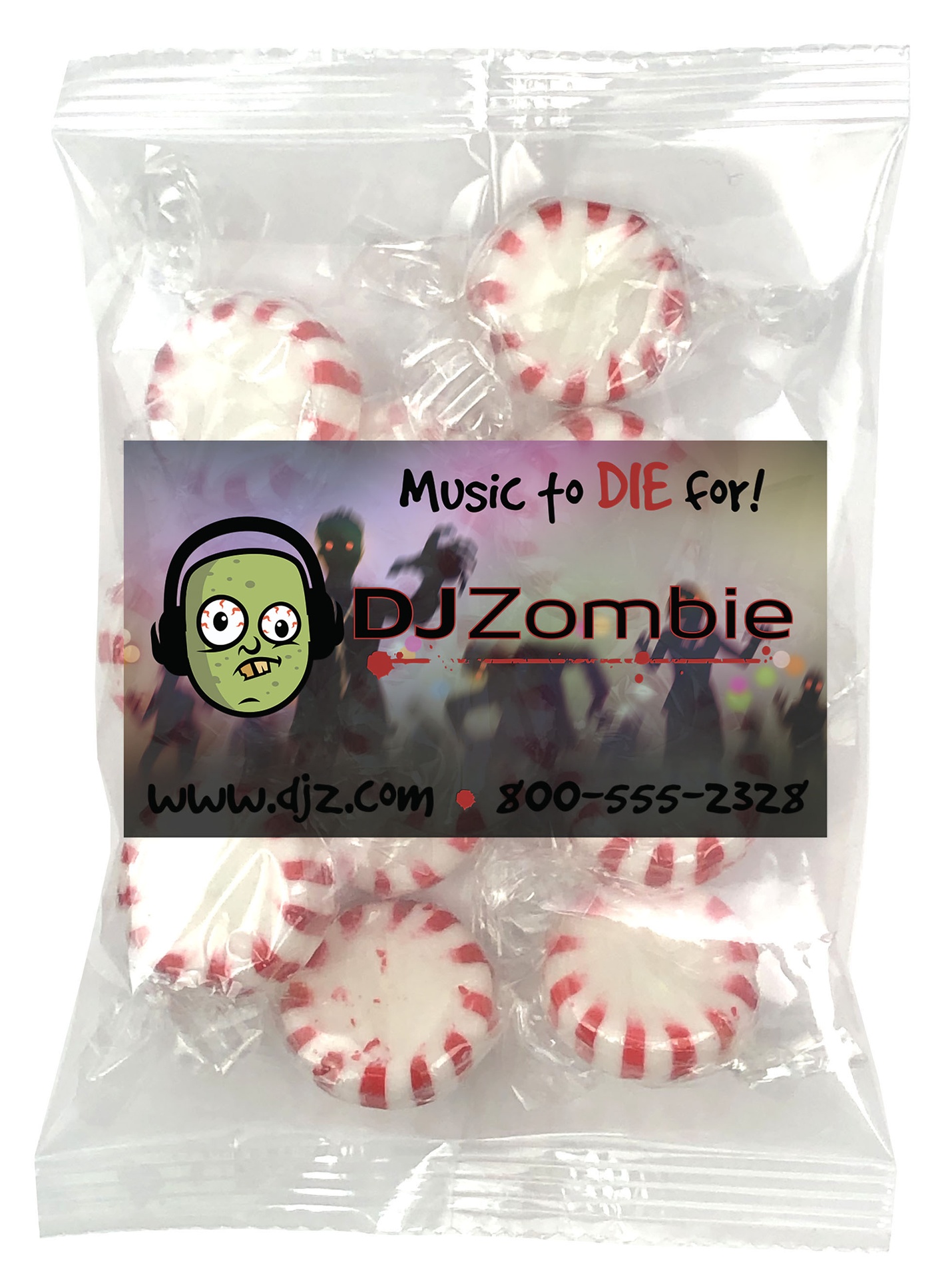 Picture of Small Snack Bag with Rectangle Magnet Standard Fill