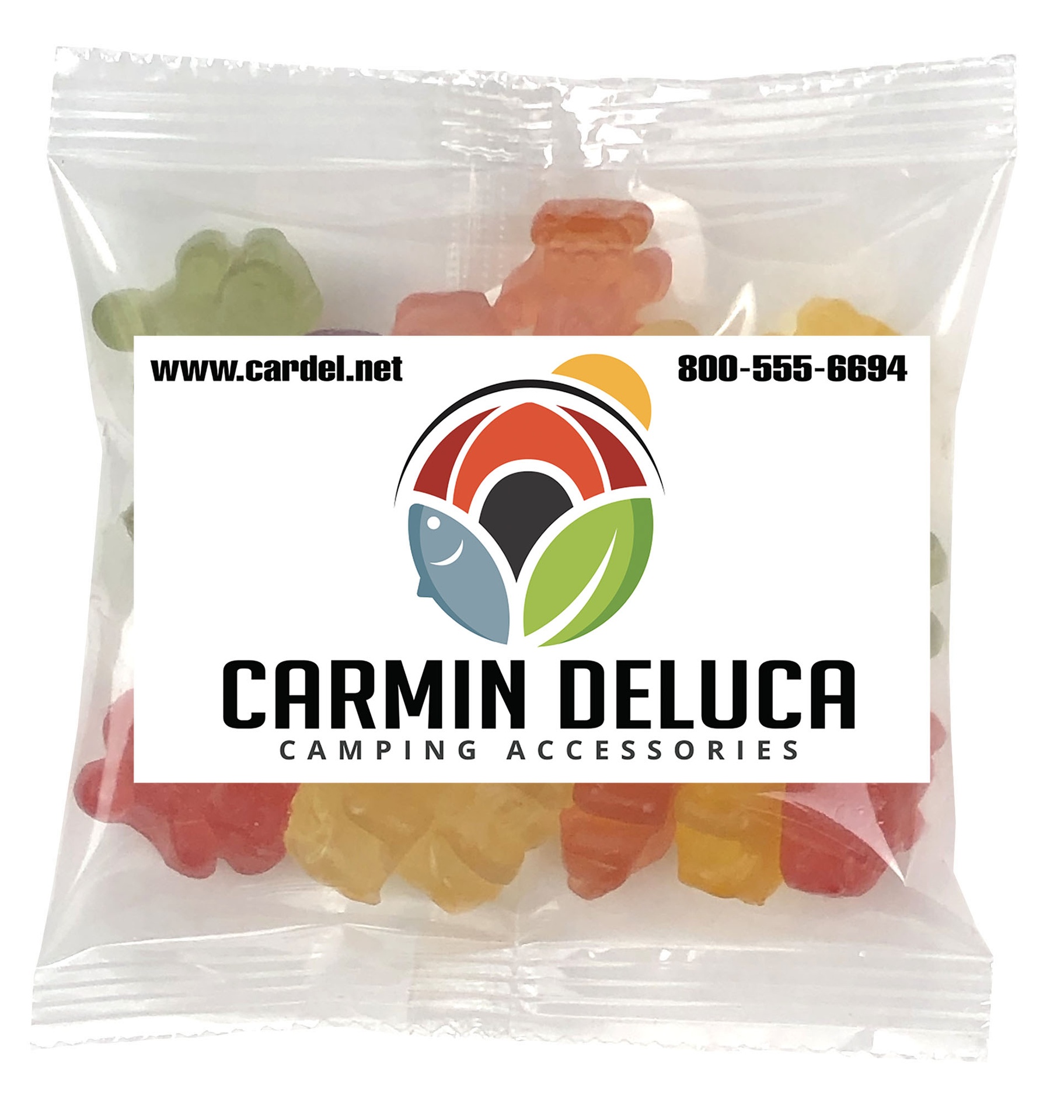 Picture of Small Snack Bag with Rectangle Magnet Standard Fill
