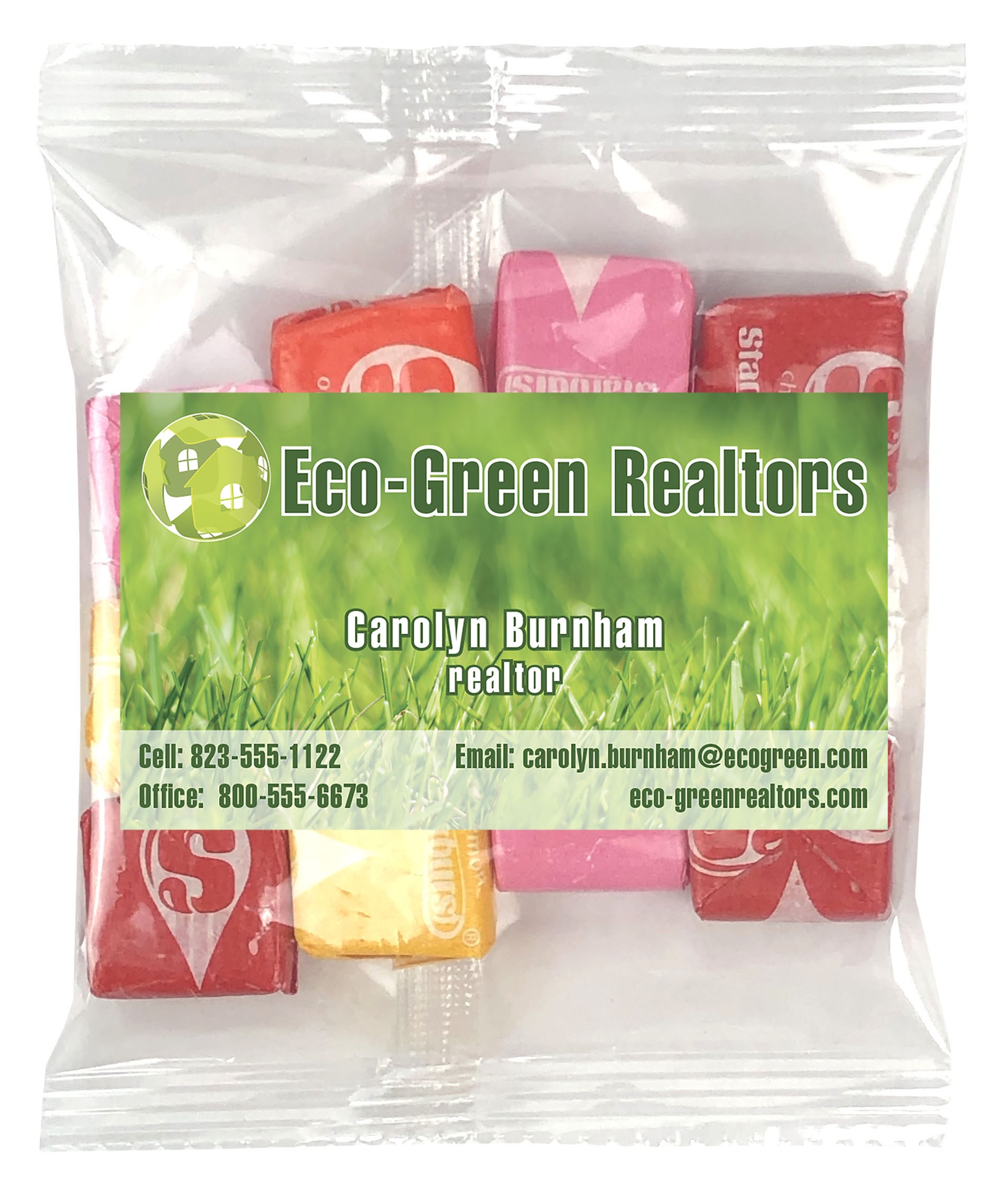 Picture of Small Snack Bag with Rectangle Magnet Standard Fill