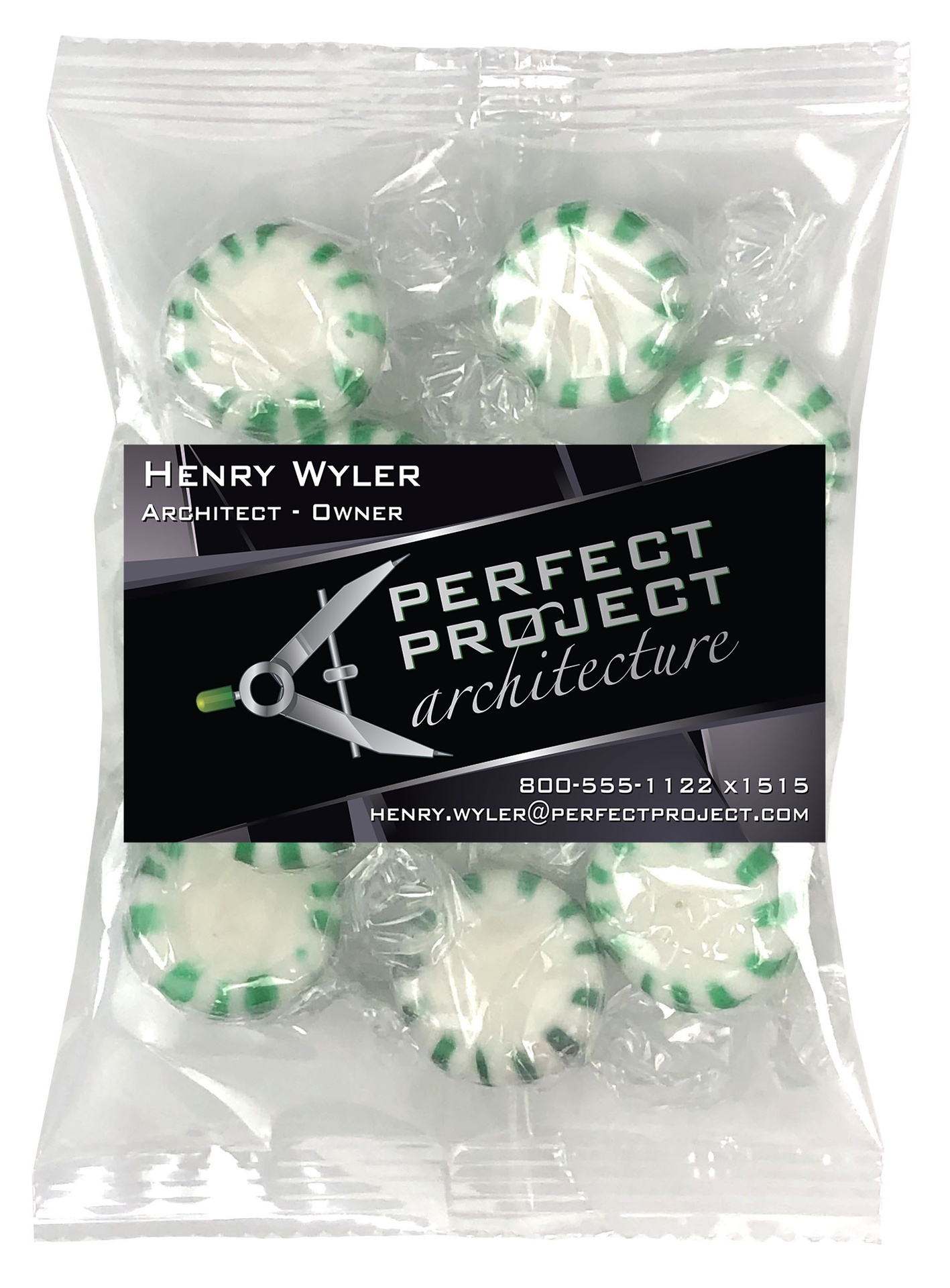 Picture of Small Snack Bag with Rectangle Magnet Standard Fill