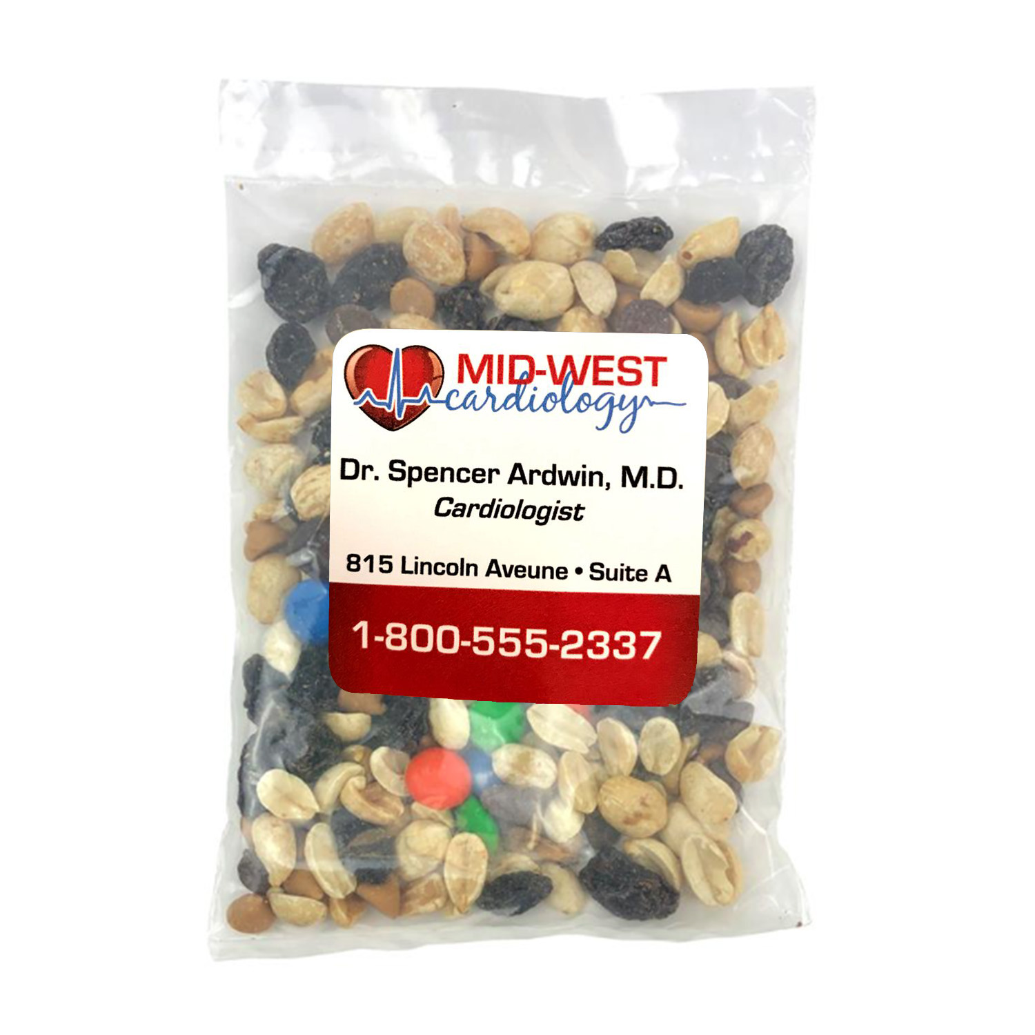 Picture of Large Snack Bag with Label Standard Fill
