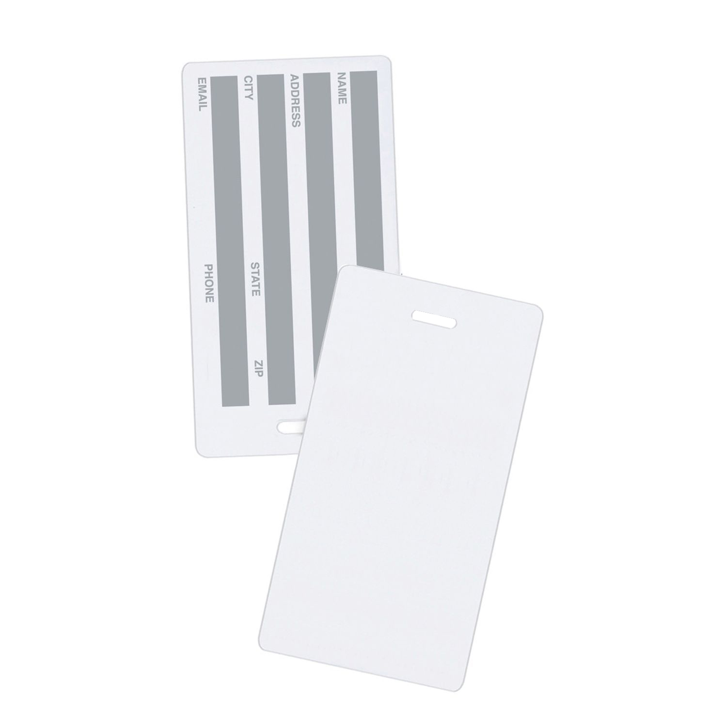 Picture of Rectangle 40 Mil Neon Tag
