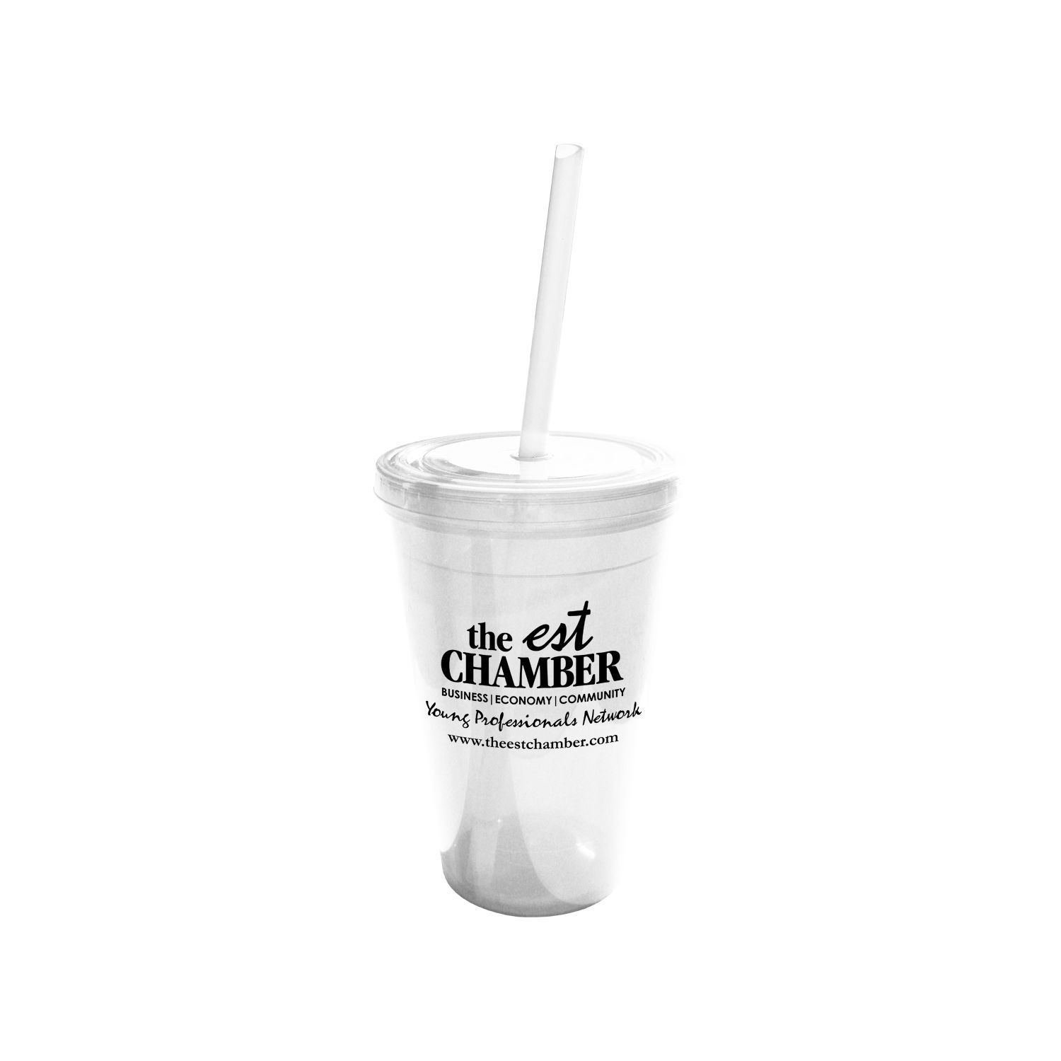 Picture of Geneva 16 Oz Tumbler w/Straw