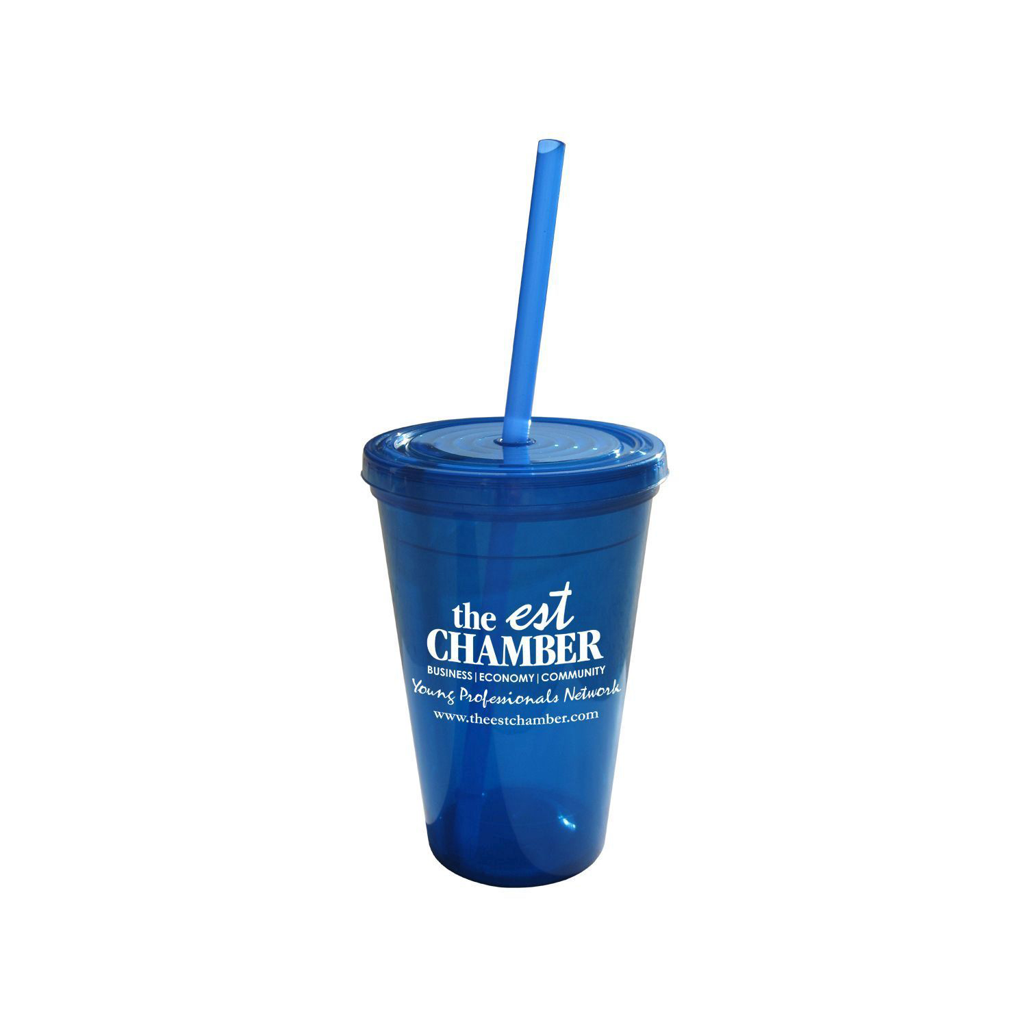 Picture of Geneva 16 Oz Tumbler w/Straw
