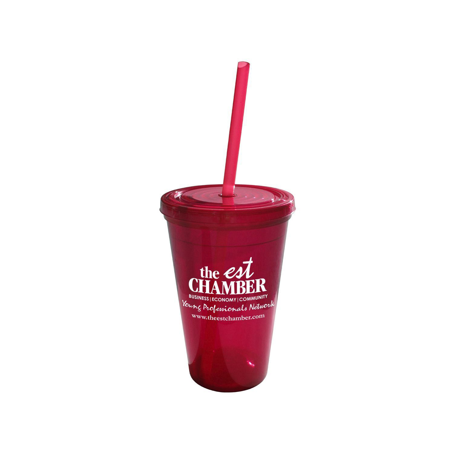 Picture of Geneva 16 Oz Tumbler w/Straw