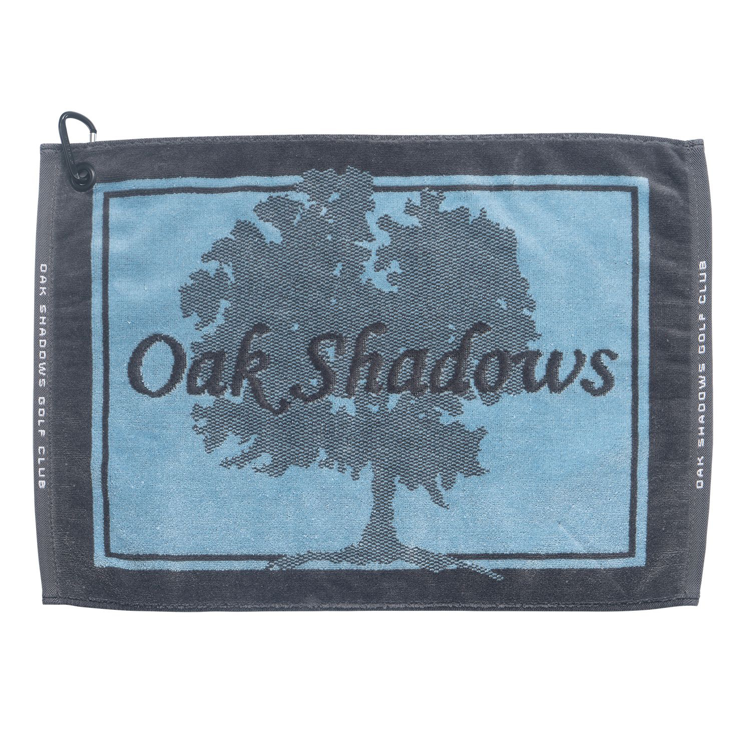 Picture of 100% Cotton Jacquard Woven Golf Towel w/Carabiner