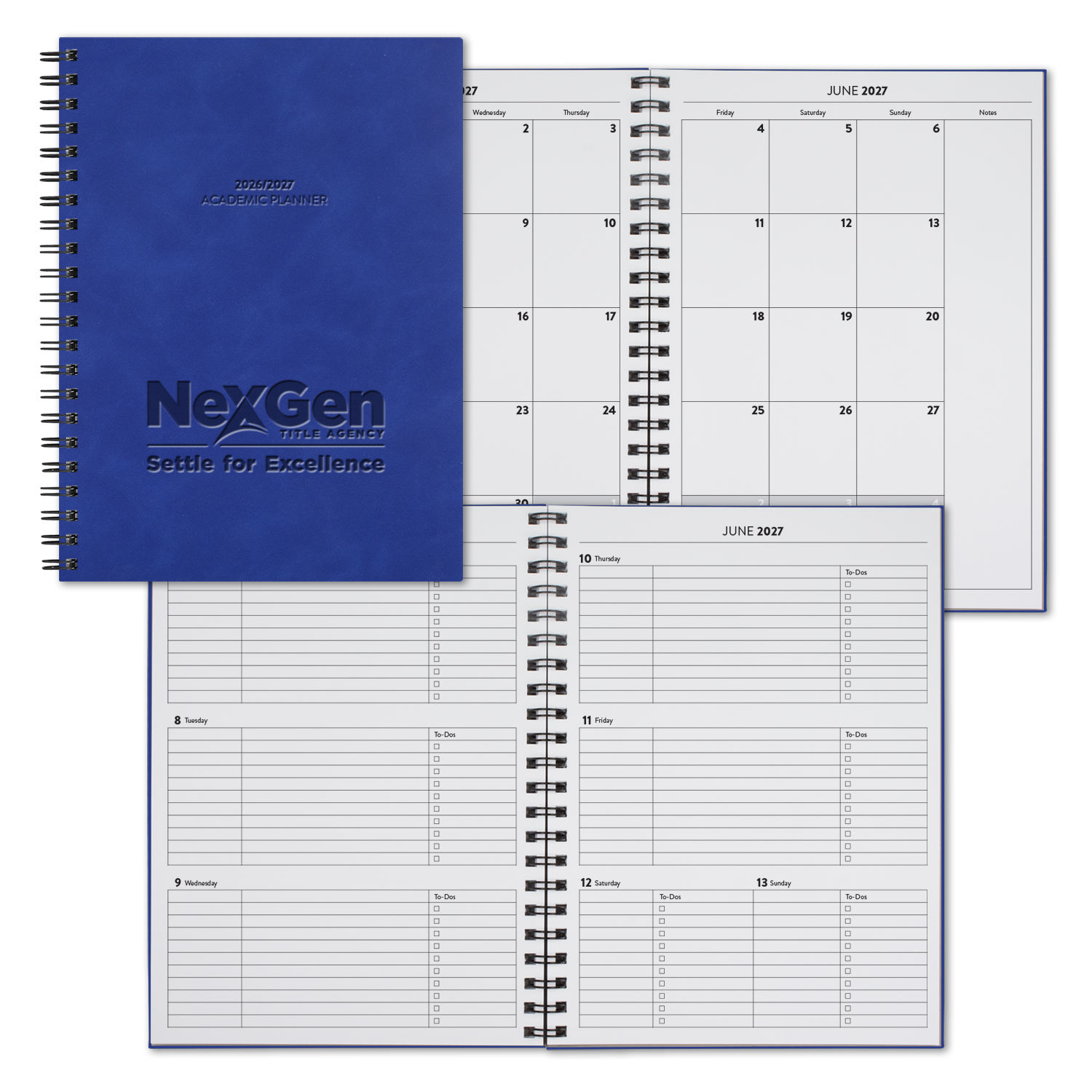 Picture of Castelli WireO Chia Grande XL White Academic Planner
