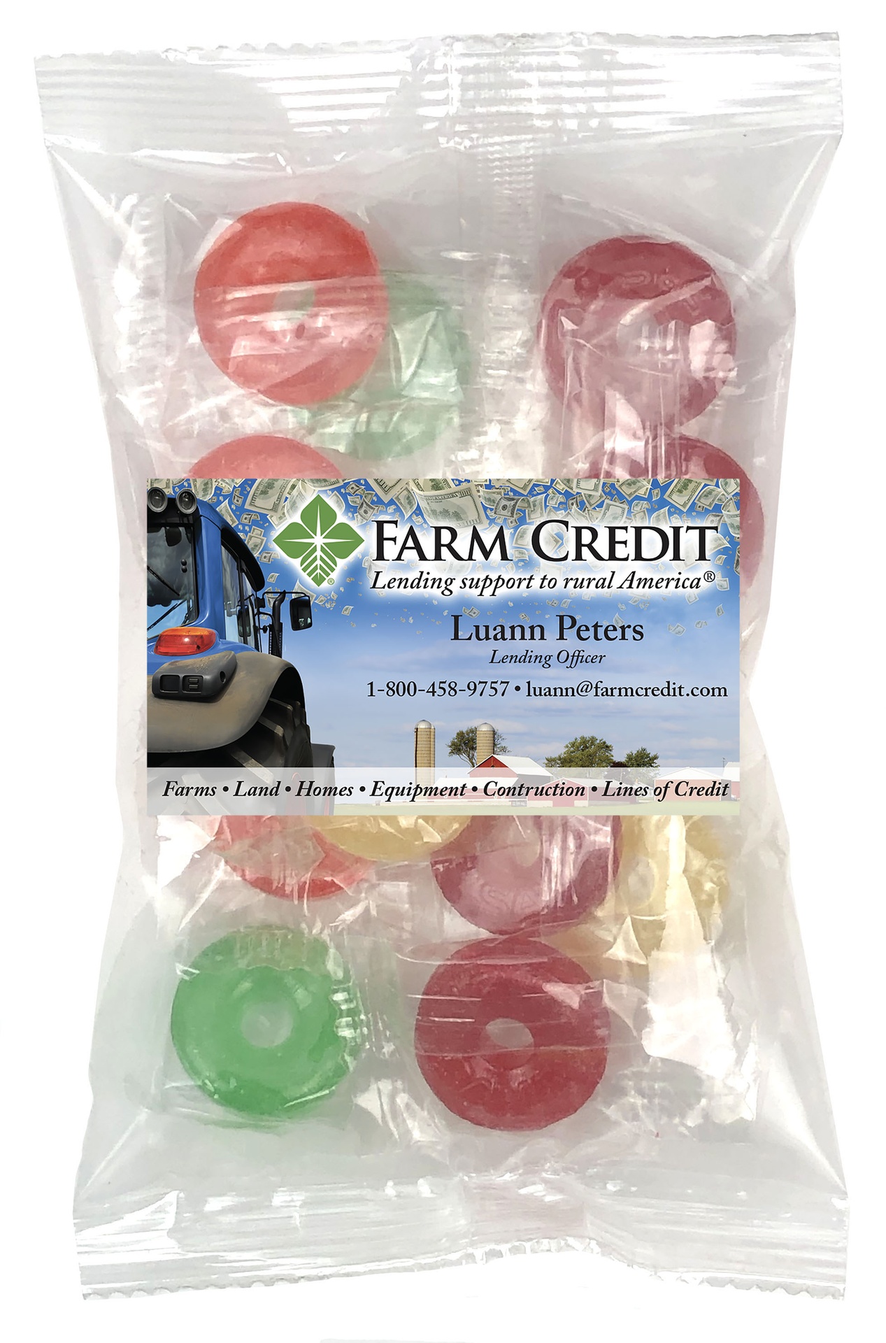 Picture of Small Snack Bag with Rectangle Magnet Premium Fill