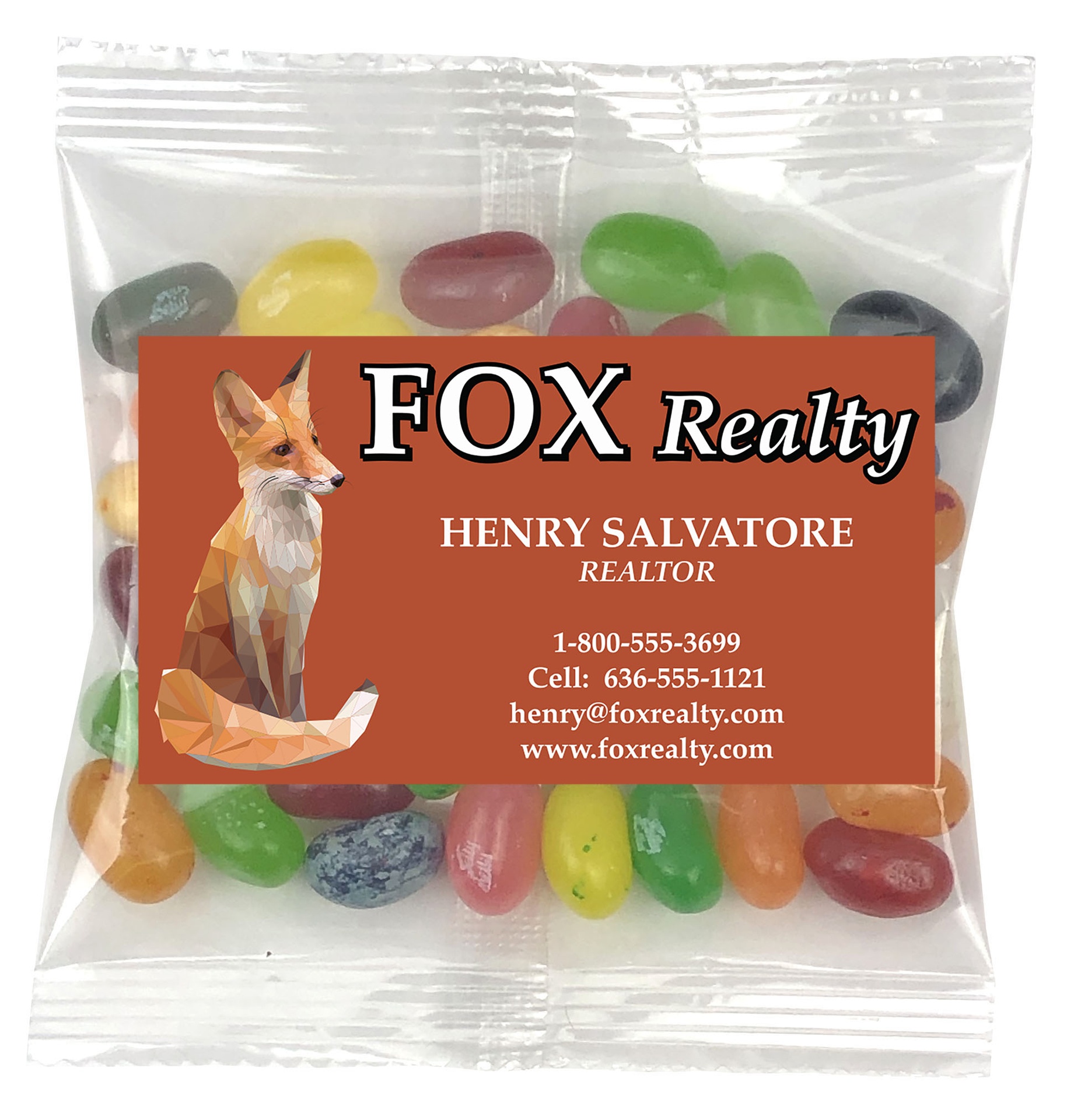 Picture of Small Snack Bag with Rectangle Magnet Premium Fill