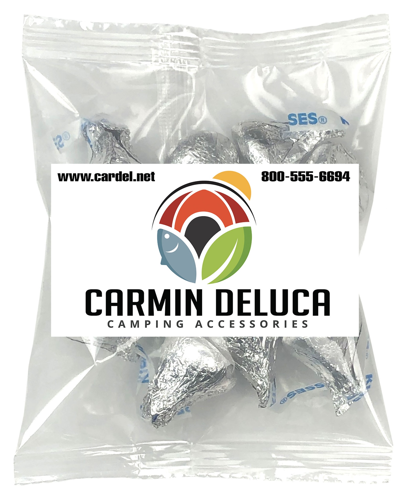 Picture of Small Snack Bag with Rectangle Magnet Premium Fill
