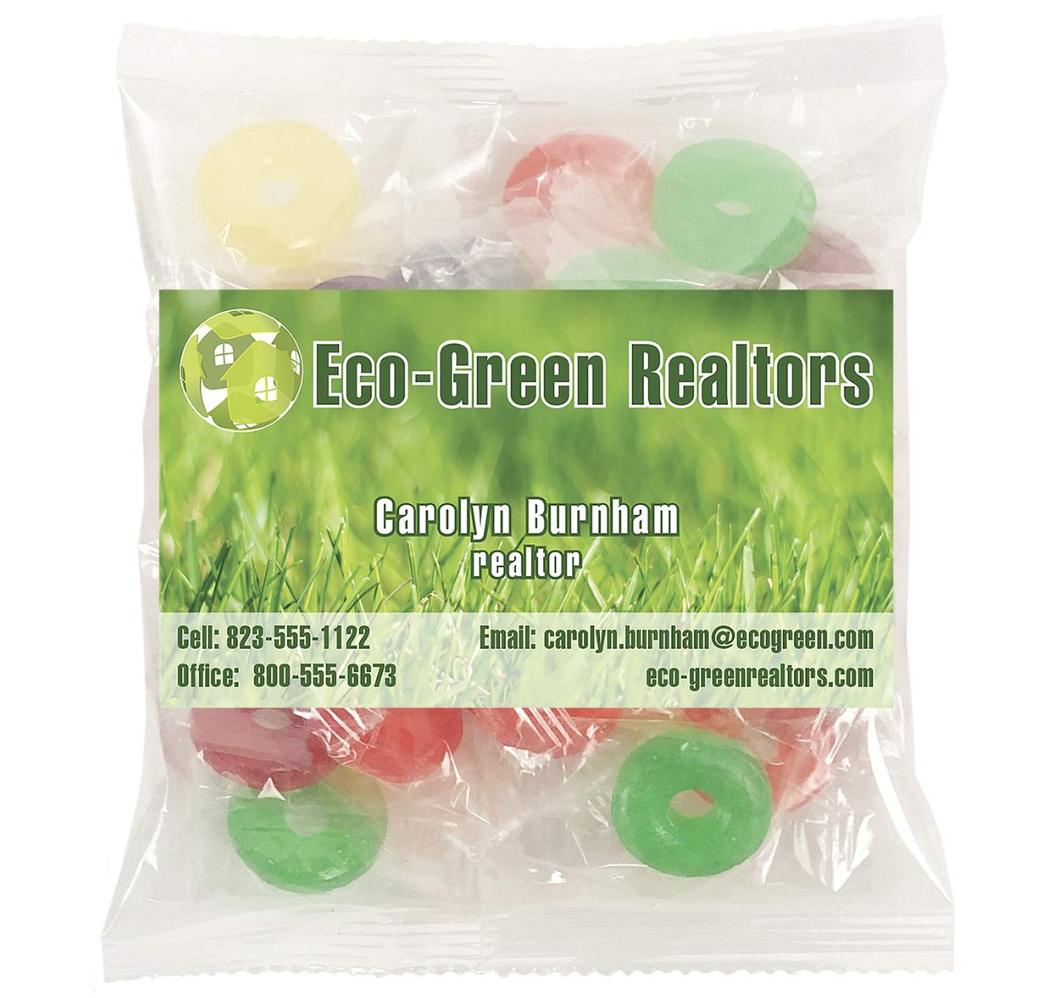 Picture of Large Snack Bag with Rectangle Magnet Premium Fill