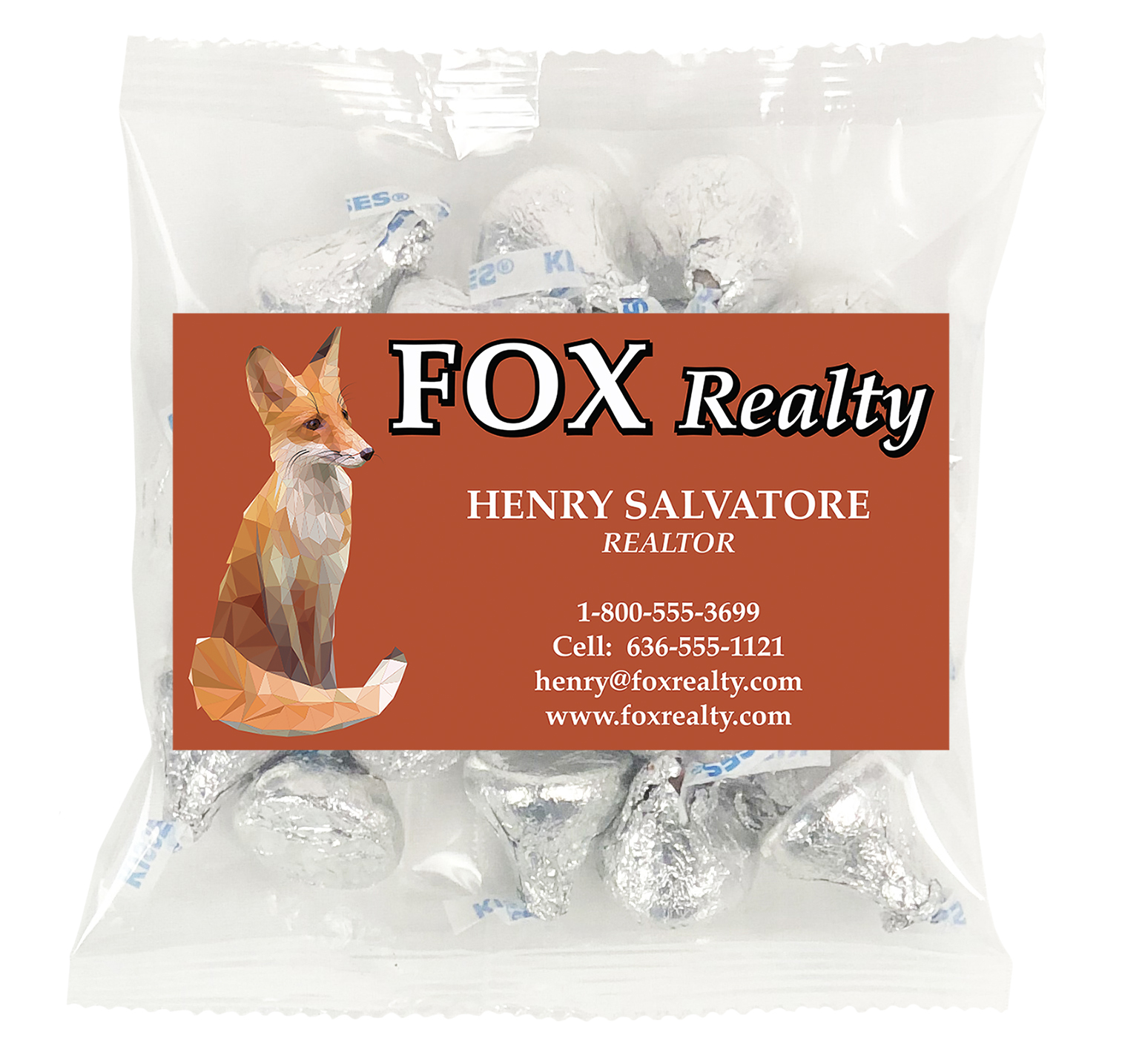 Picture of Large Snack Bag with Rectangle Magnet Premium Fill