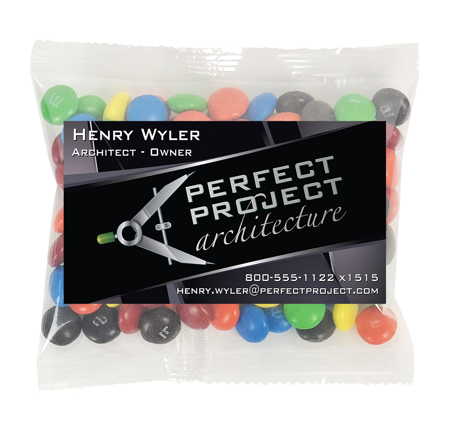 Picture of Large Snack Bag with Rectangle Magnet Premium Fill