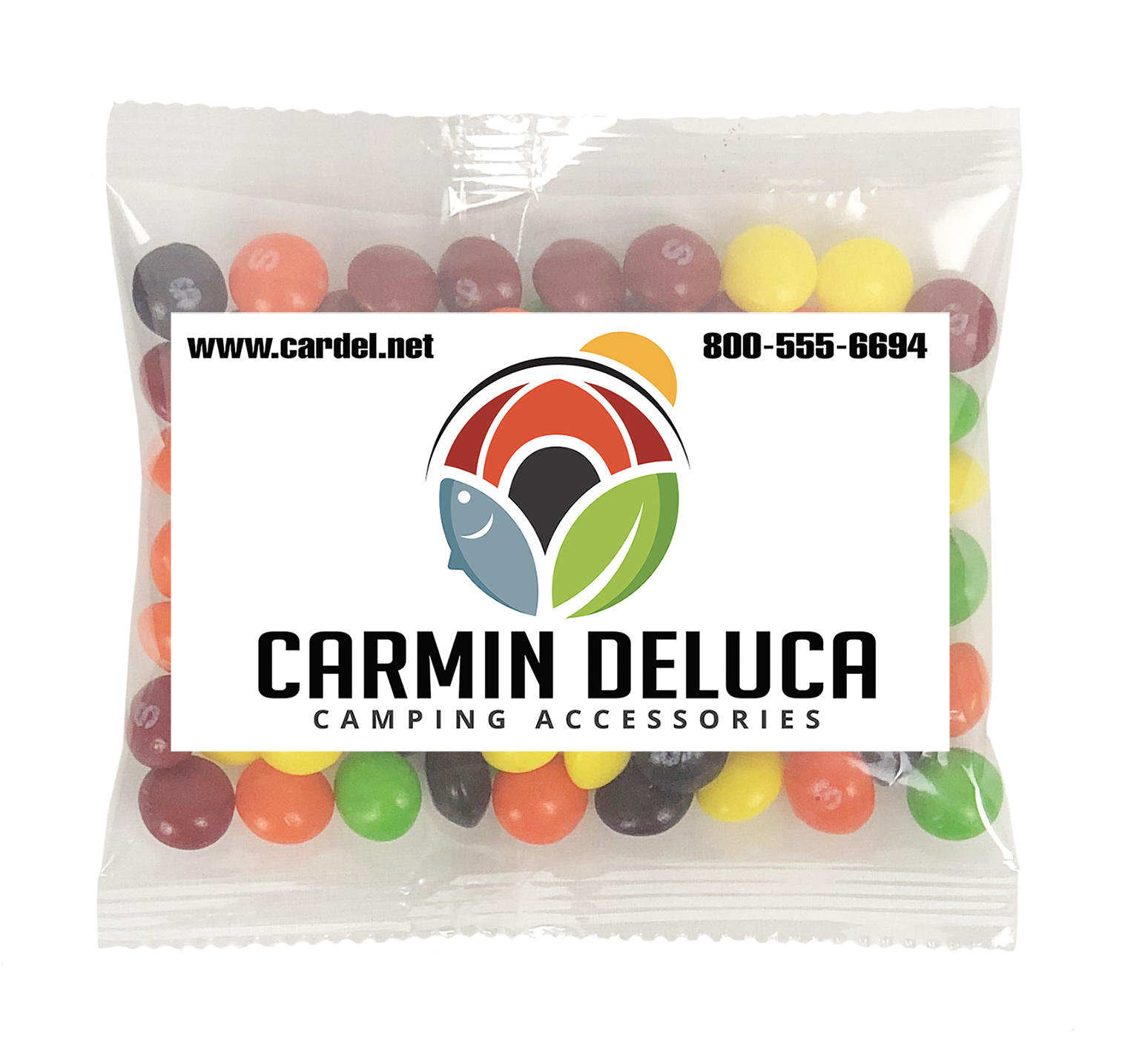 Picture of Large Snack Bag with Rectangle Magnet Standard Fill