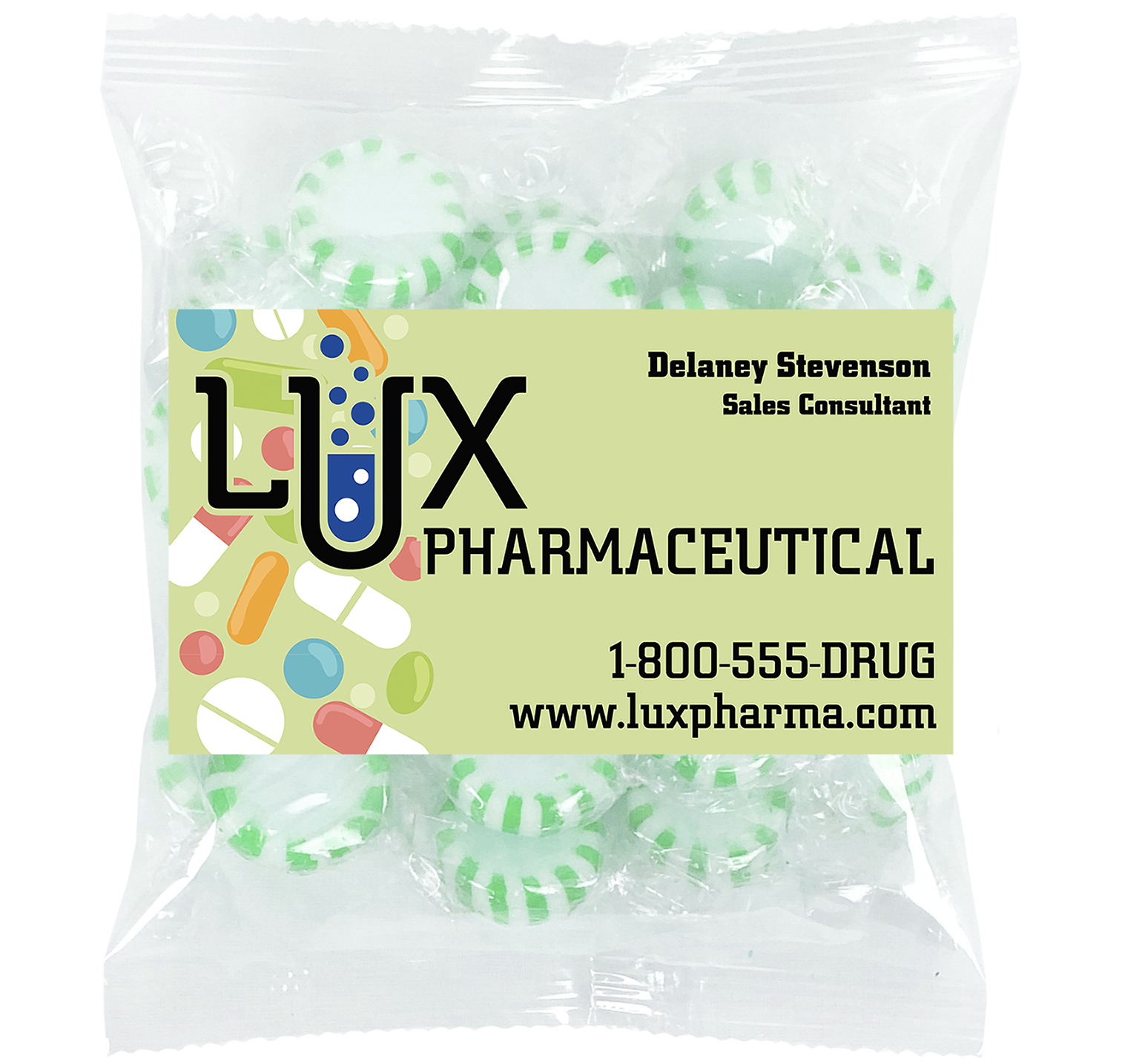 Picture of Large Snack Bag with Rectangle Magnet Standard Fill