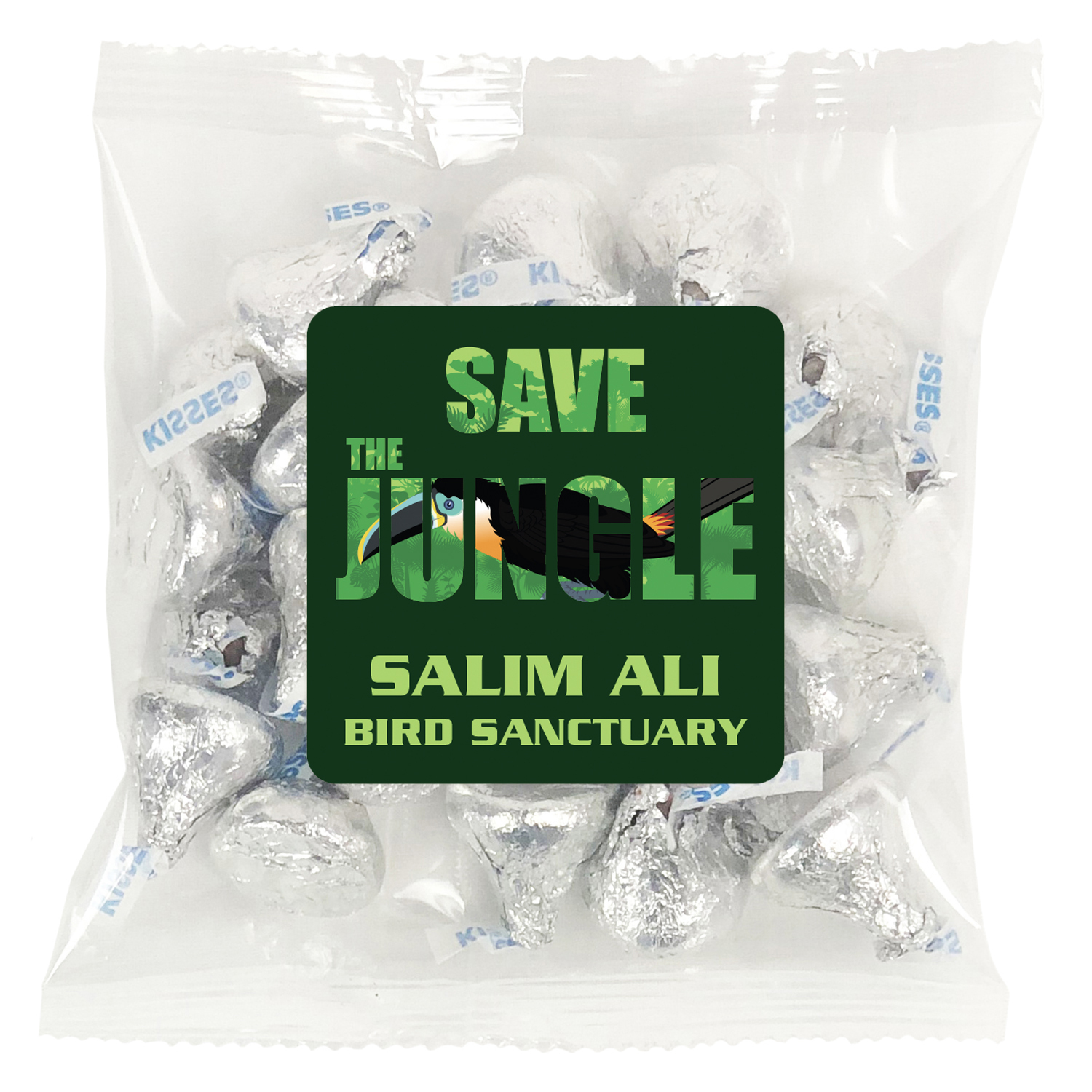 Picture of Large Snack Bag with Label Premium Fill