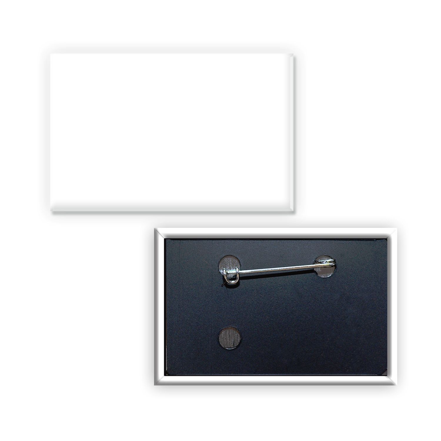 Picture of Rectangle Button w/ Pin
